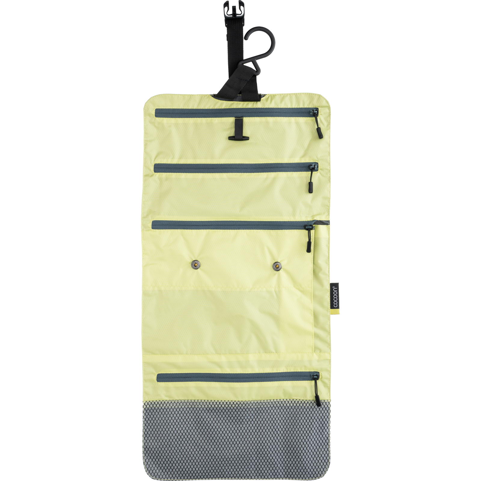 COCOON Hanging Toiletry Kit Minimalist Light - Kulturbeutel star grey-wild lime - Bild 4