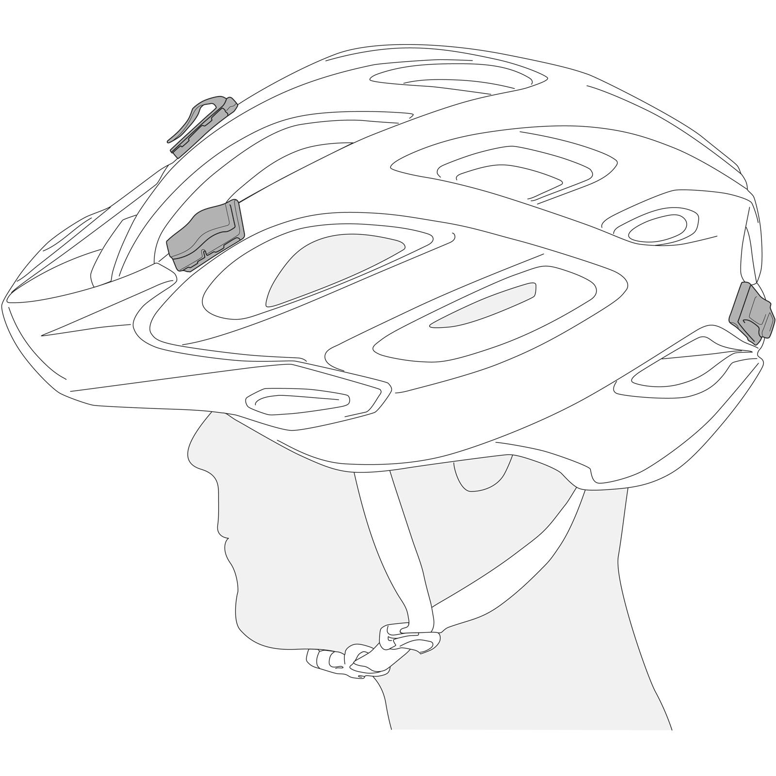 Petzl Uni Adapt - Stirnlampenclips - Bild 2