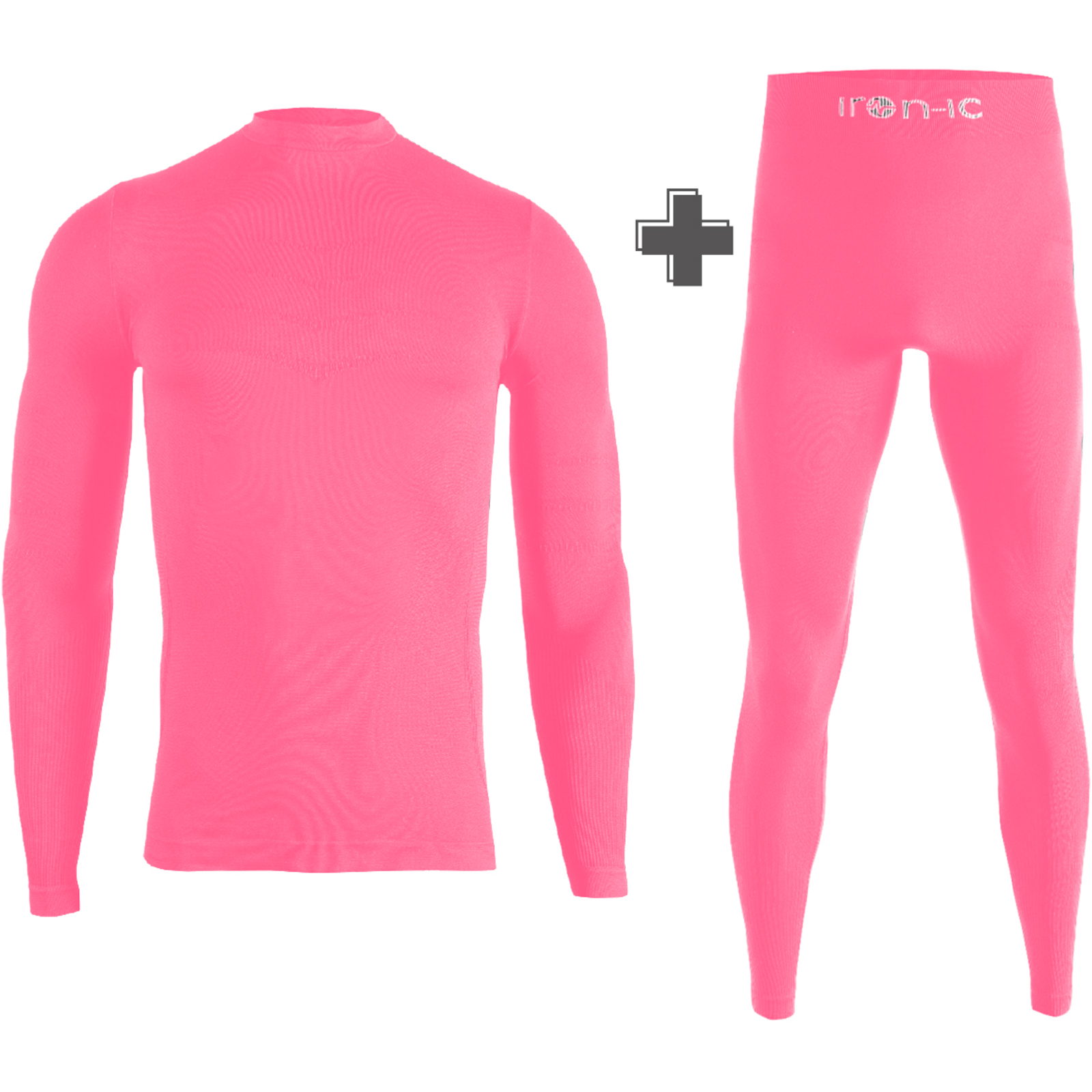 iron-ic Baselayer Kit Junior - Unterwäsche Set pink - Bild 3