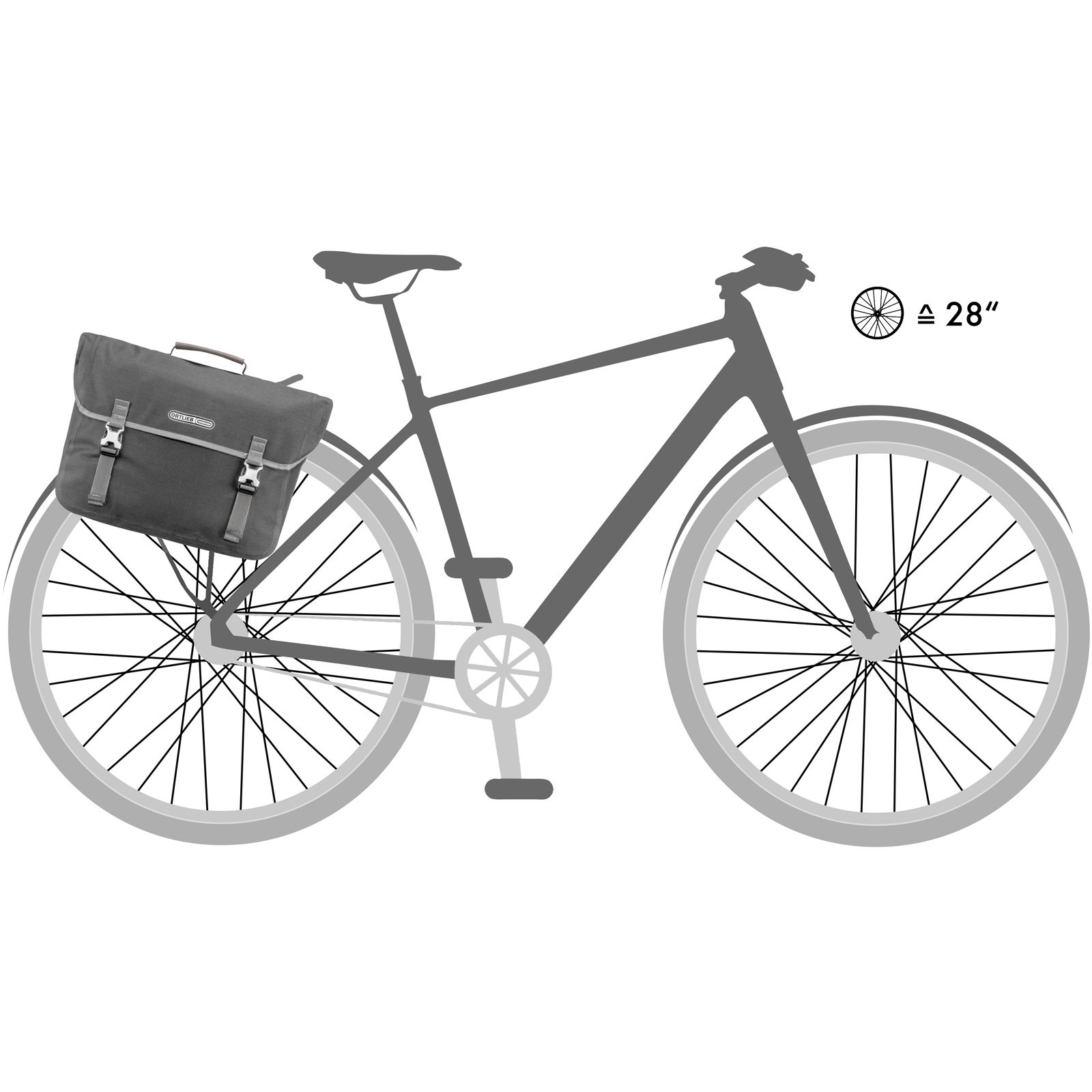 ORTLIEB COMMUTER-BAG 20L Urban QL3.1 - Fahrrad-Aktentasche pepper - Bild 5