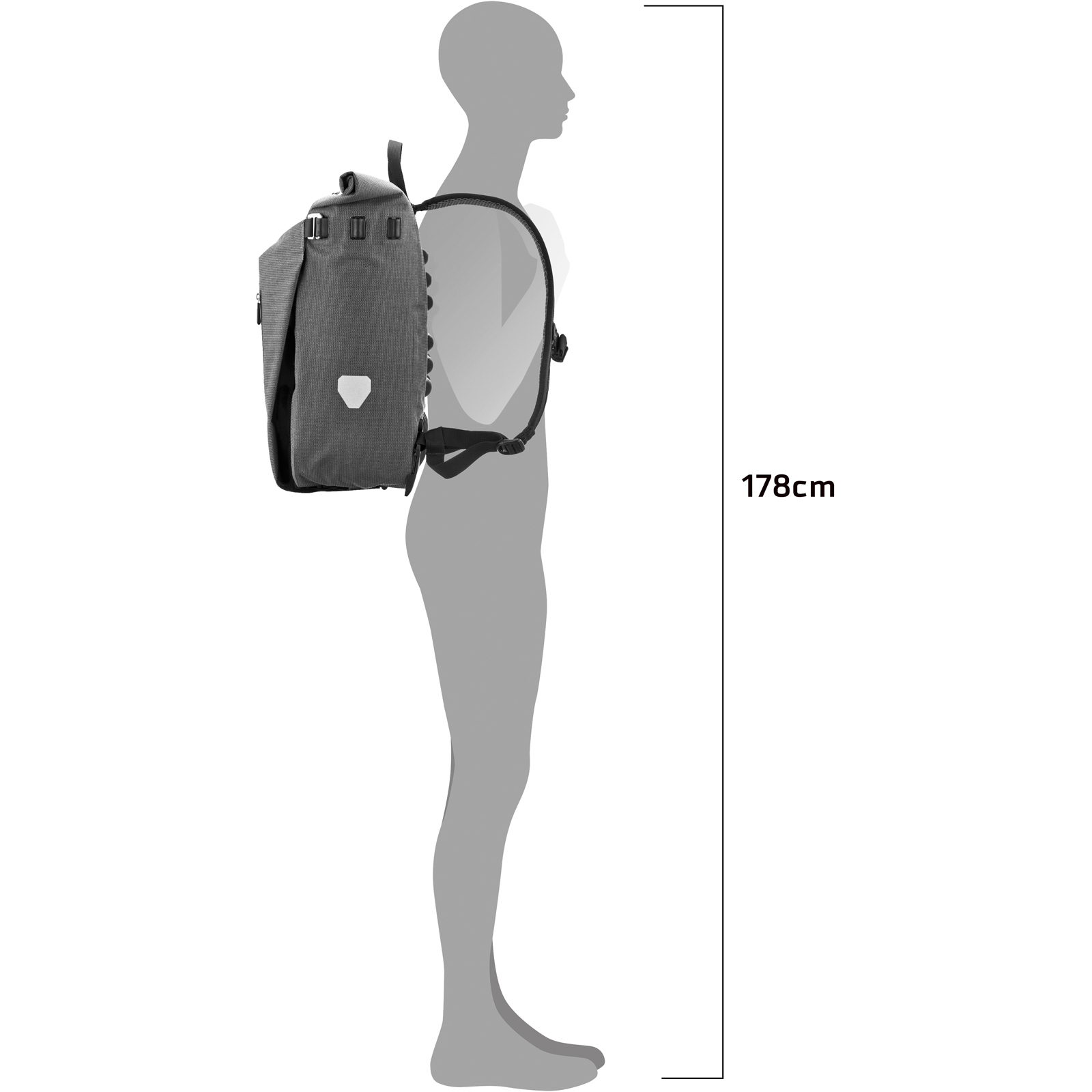 ORTLIEB VARIO 20L Urban QL2.2 - Rucksack und Radtasche pepper - Bild 11