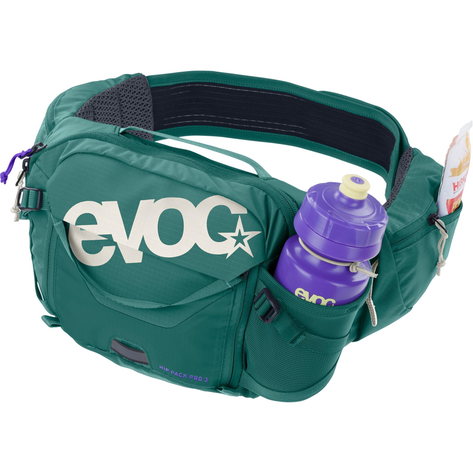 EVOC Hip Pack Pro 3 + 1,5 L Bladder - Gürteltasche bottle green - Bild 34