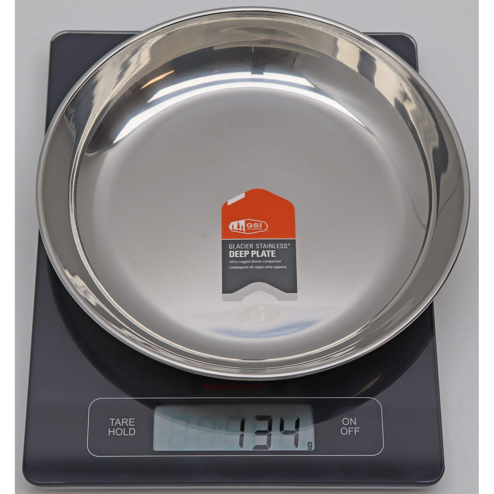 GSI Glacier Stainless Deep Plate - Edelstahlteller - Bild 2