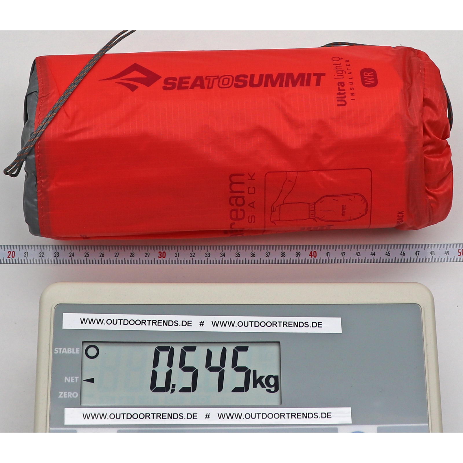 Sea to Summit Ultralight Insulated Mat Women's - Schlafmatte paprika - Bild 2