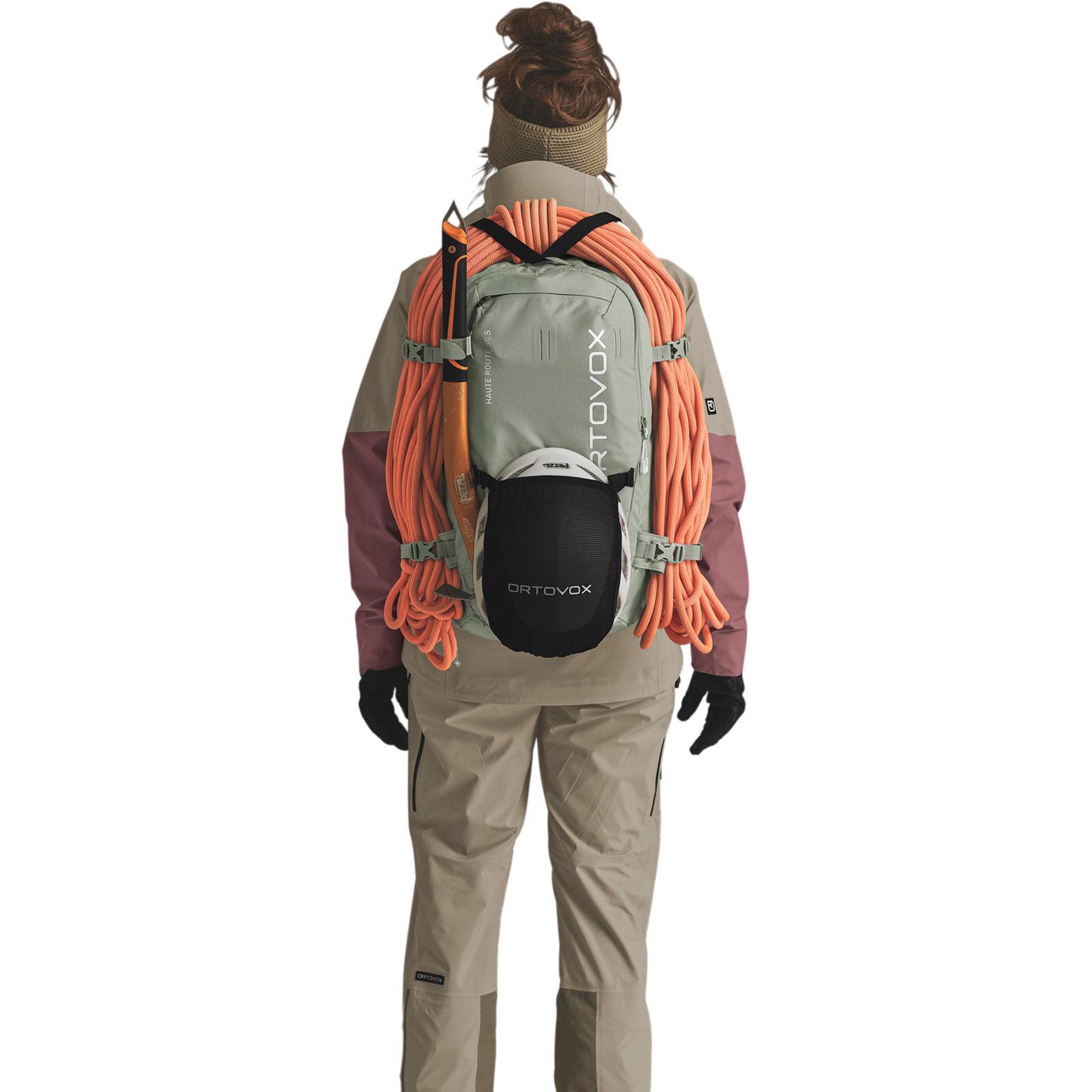Ortovox Haute Route 30 S - Skitourenrucksack green sage - Bild 15