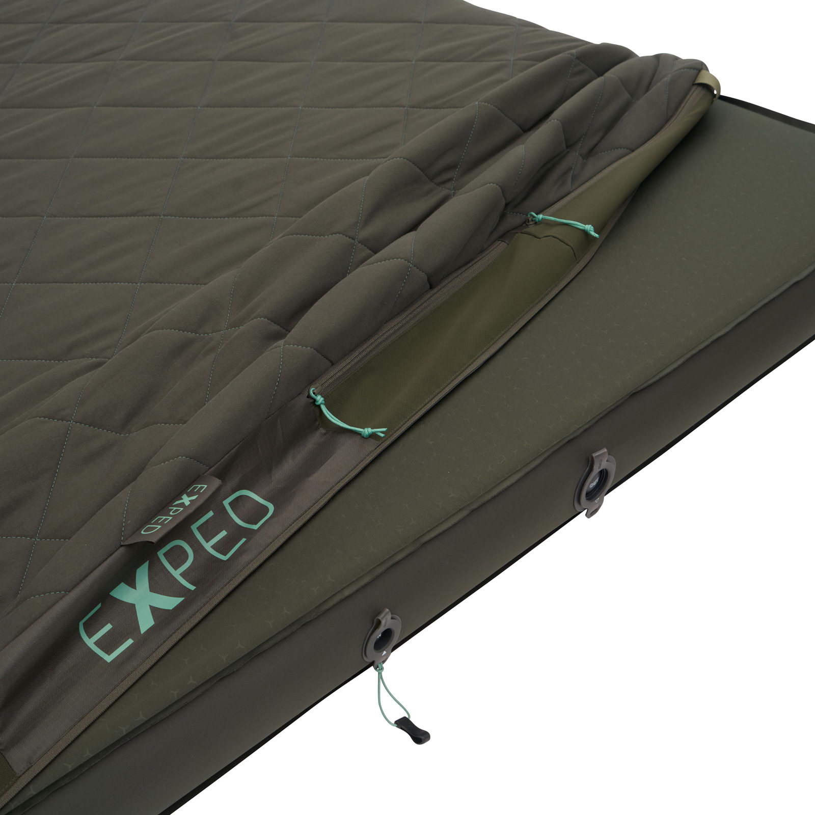 EXPED MegaMat LuxeWool Cover Auto - Mattenbezug moraine - Bild 2