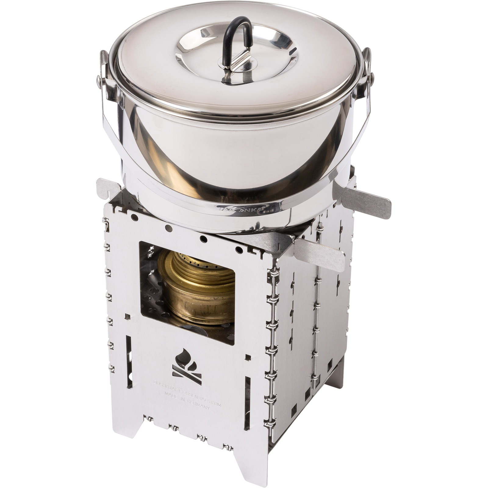bushcraft essentials Universalrost Bushbox XL Titanium - Bild 5