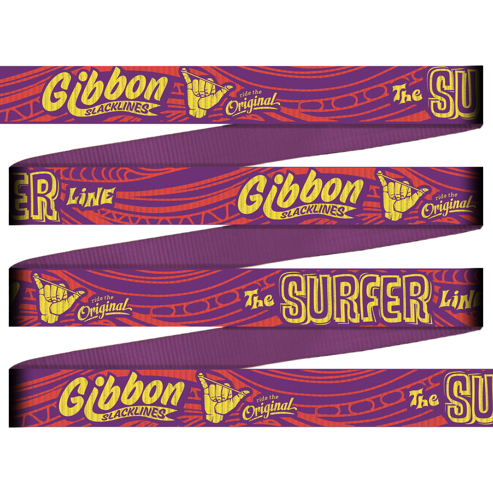 Gibbon Surfer Line TreeWear Set - Slackline - Bild 4
