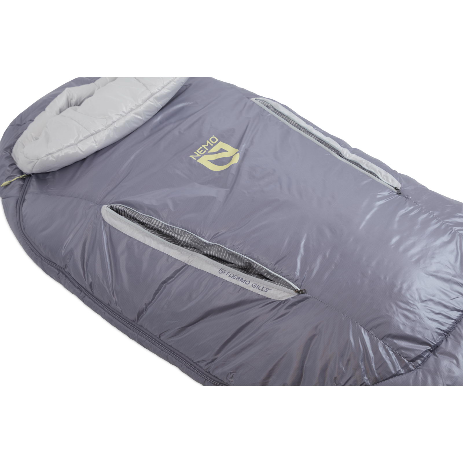 NEMO Forte Women 20 - Kunstfaser-Schlafsack quicksilver-aluminum - Bild 6
