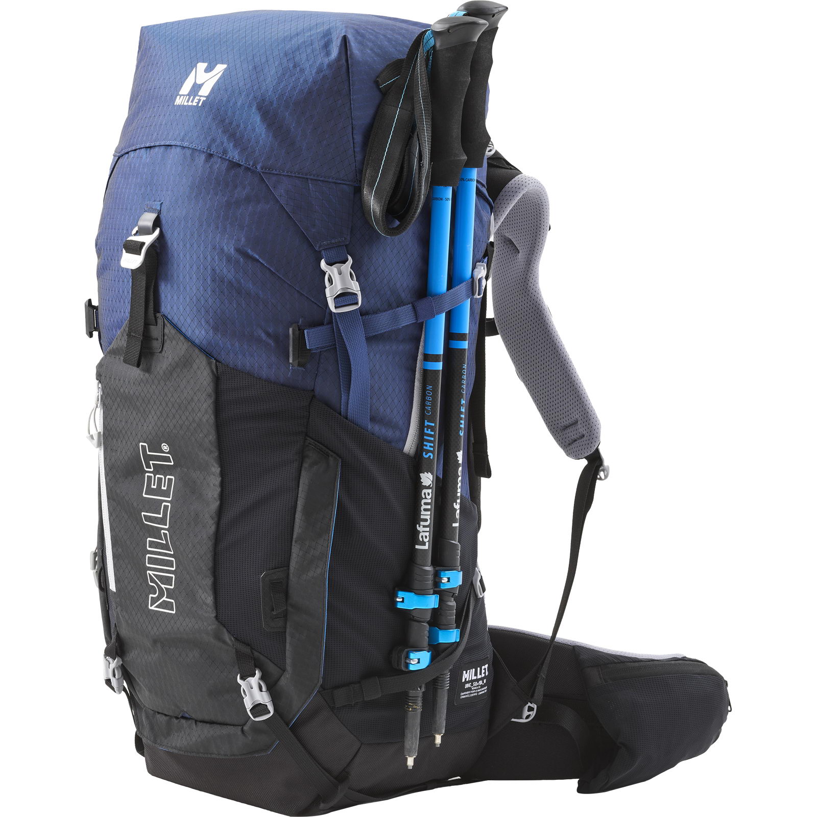 MILLET Ubic 50+10 Women - Wander- und Tourenrucksack e-black-dark blue - Bild 9