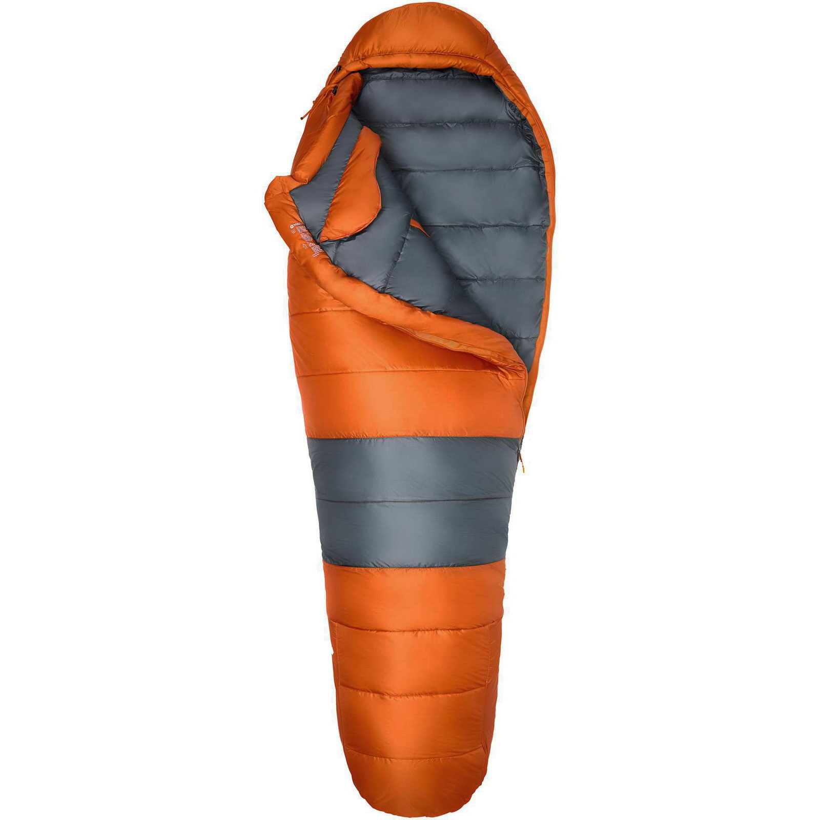 Marmot Trestles Elite 0 - Kunstfaserschlafsack tangelo-steel onyx - Bild 2