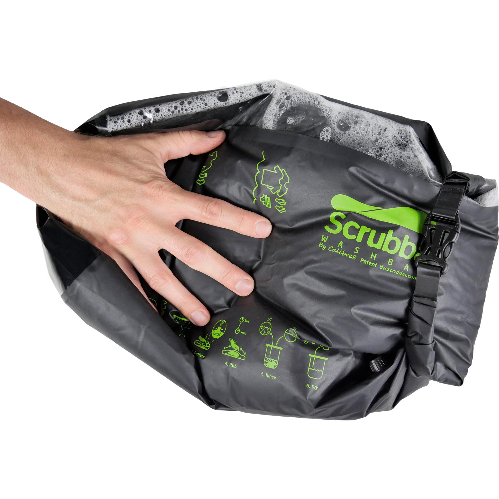 Scrubba Wash Bag - Waschbeutel schwarz - Bild 9