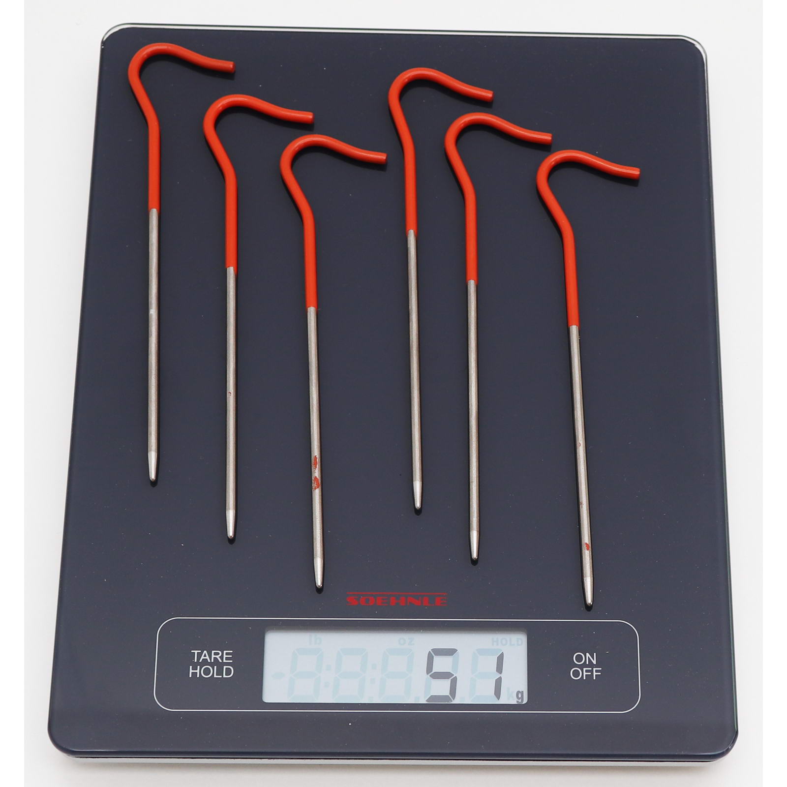 VARGO Titanium Tent Stake Fluorescent - Titanium Heringe - Bild 2