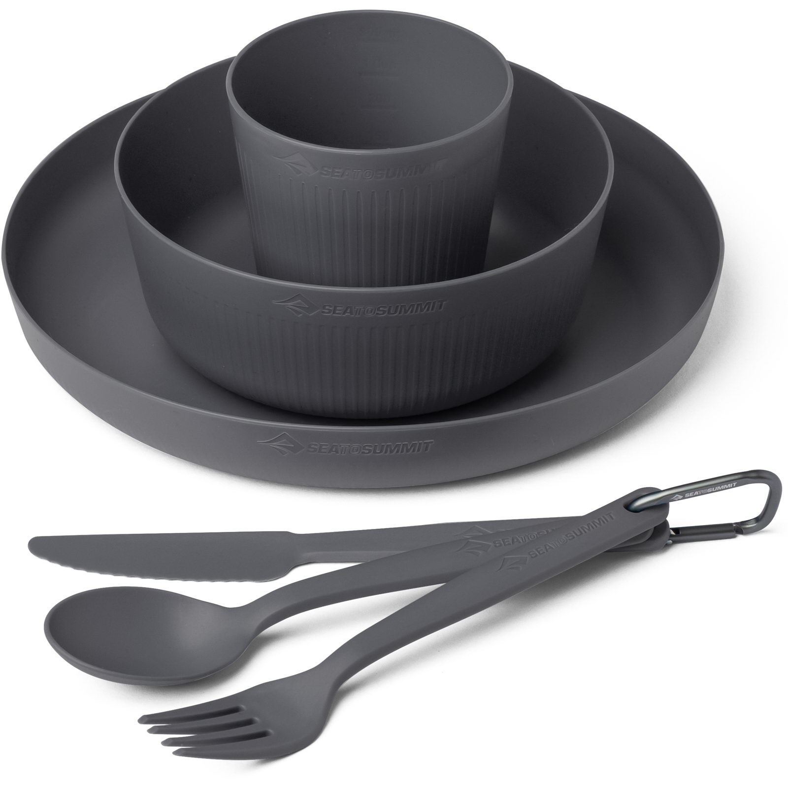Sea to Summit Camp Dinnerware Set 6-teilig - Geschirrset charcoal - Bild 5