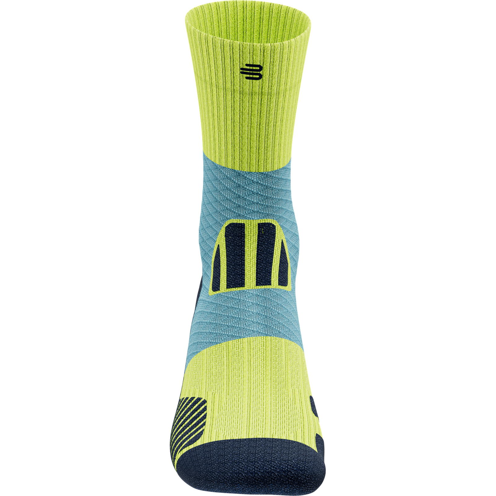 Bauerfeind Sports Trail Run Mid Cut Socks Men - Trailrunning Socken bright lemon - Bild 3