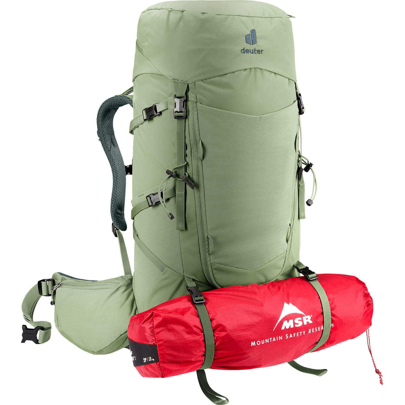 deuter Aircontact Core 45+10 SL - Trekkingrucksack grove-ivy - Bild 24