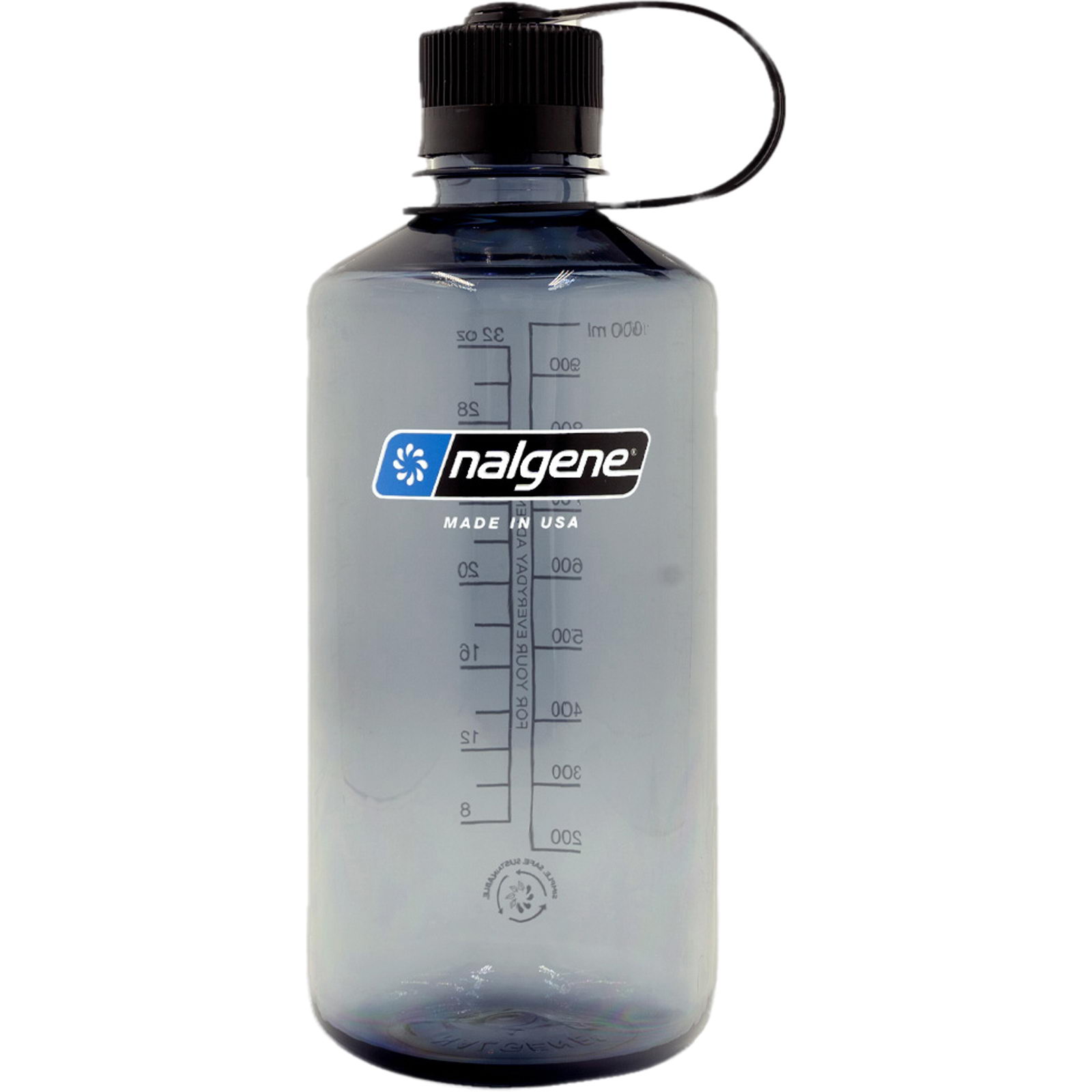 Nalgene Enghals Trinkflasche 1 Liter grau - Bild 4