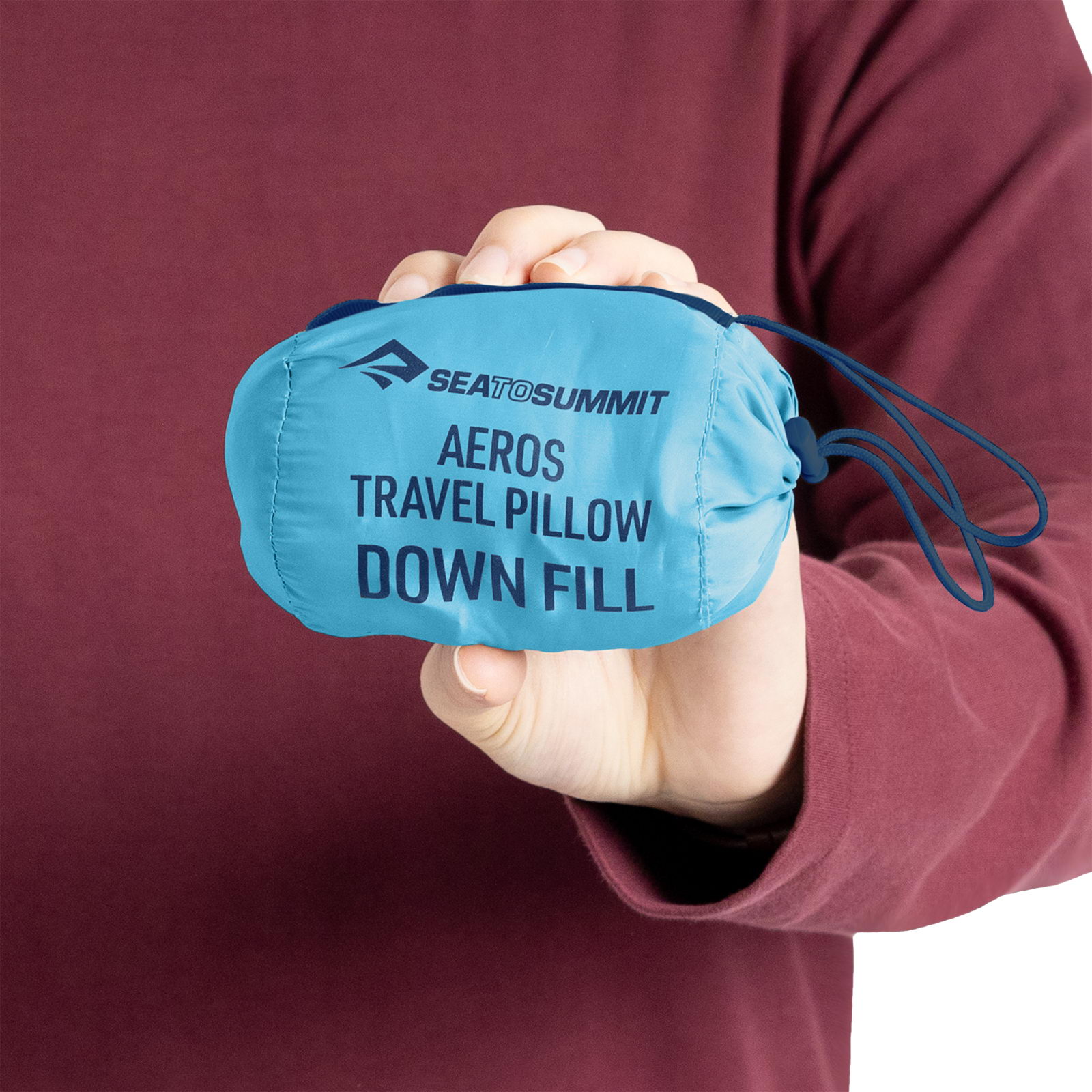 Sea to Summit Aeros Down Travel Pillow - Nackenkissen blue atoll - Bild 7