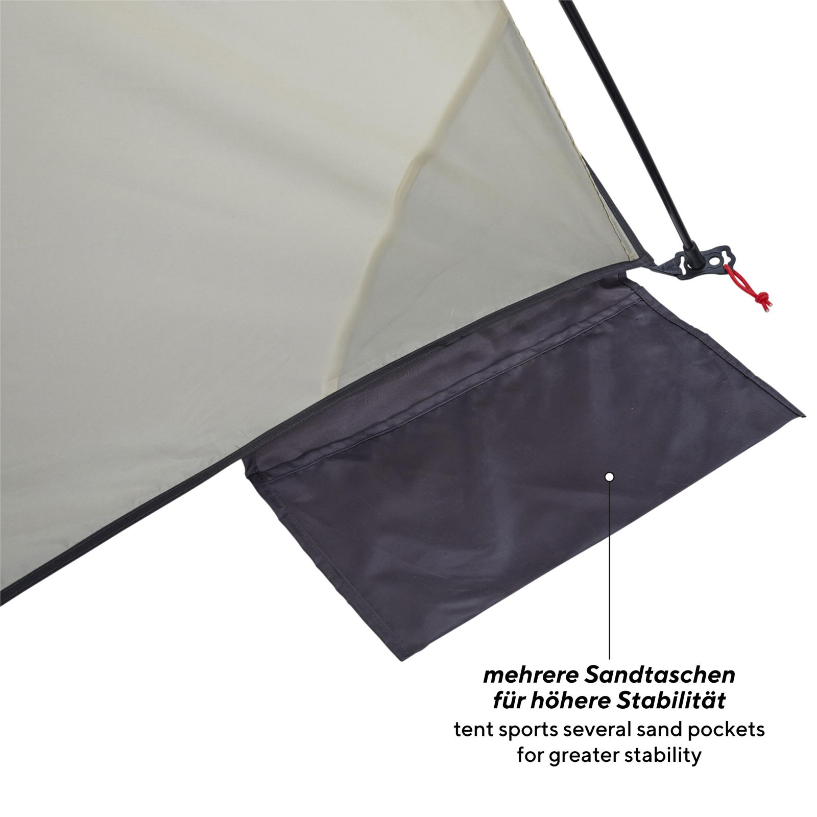 UQUIP Speedy - Strandzelt sand - Bild 10