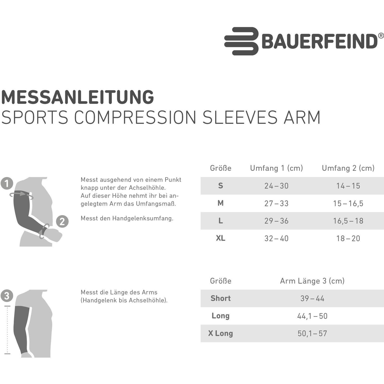 Bauerfeind Sports Sports Compression Sleeves Arm - Armlinge navy - Bild 12