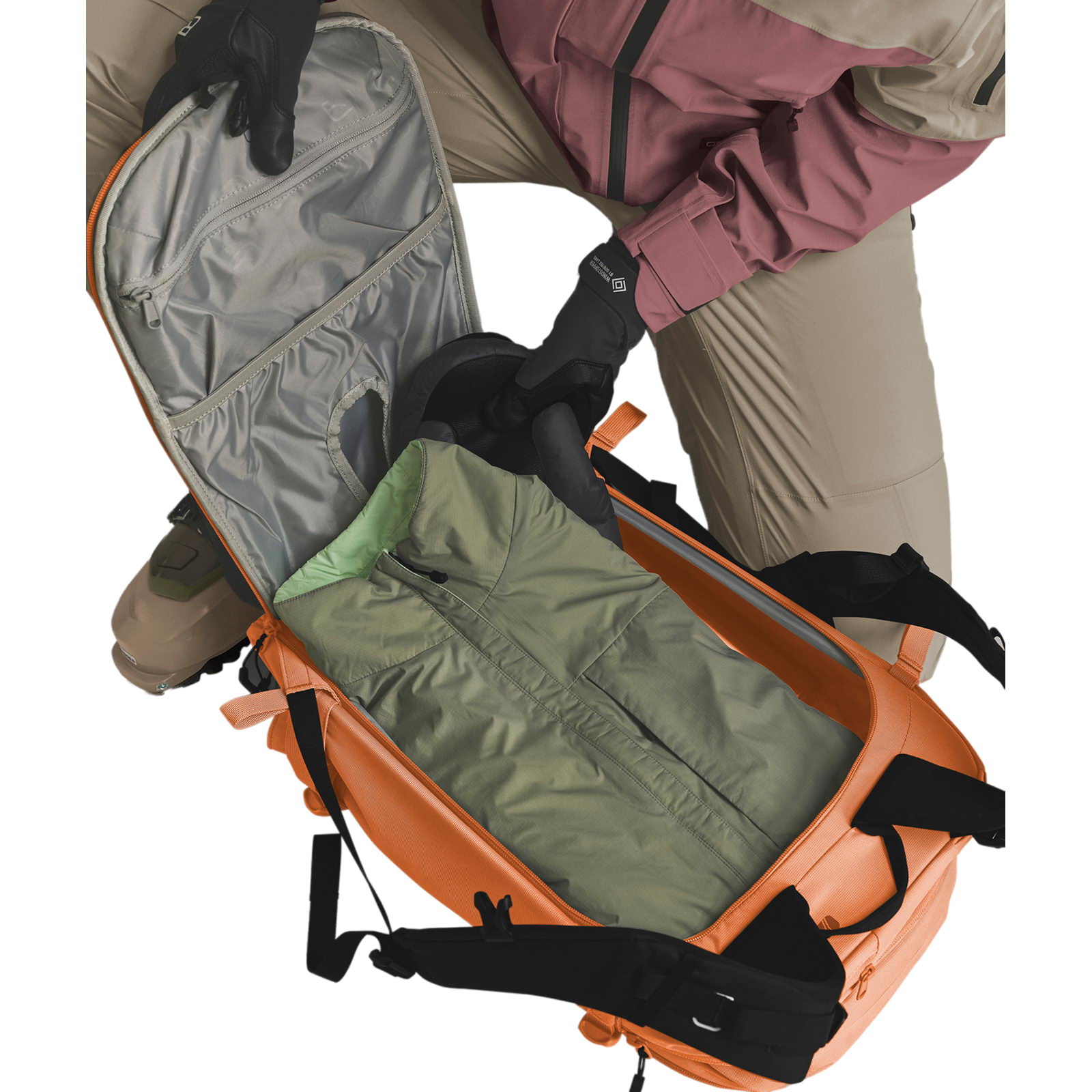 Ortovox Haute Route 30 S - Skitourenrucksack faded tangerine - Bild 4