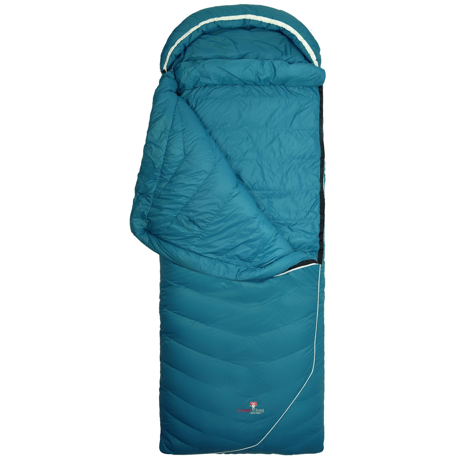 Grüezi Bag DownWool Subzero Comfort 2.0 - Daunen- & Wollschlafsack autumn blue - Bild 3