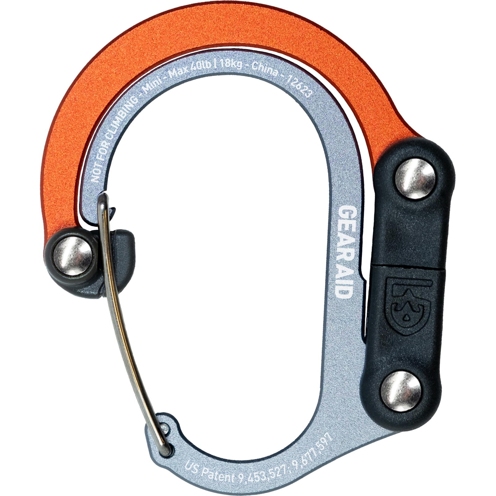 GearAid Heroclip Mini - Materialkarabiner orange - Bild 4