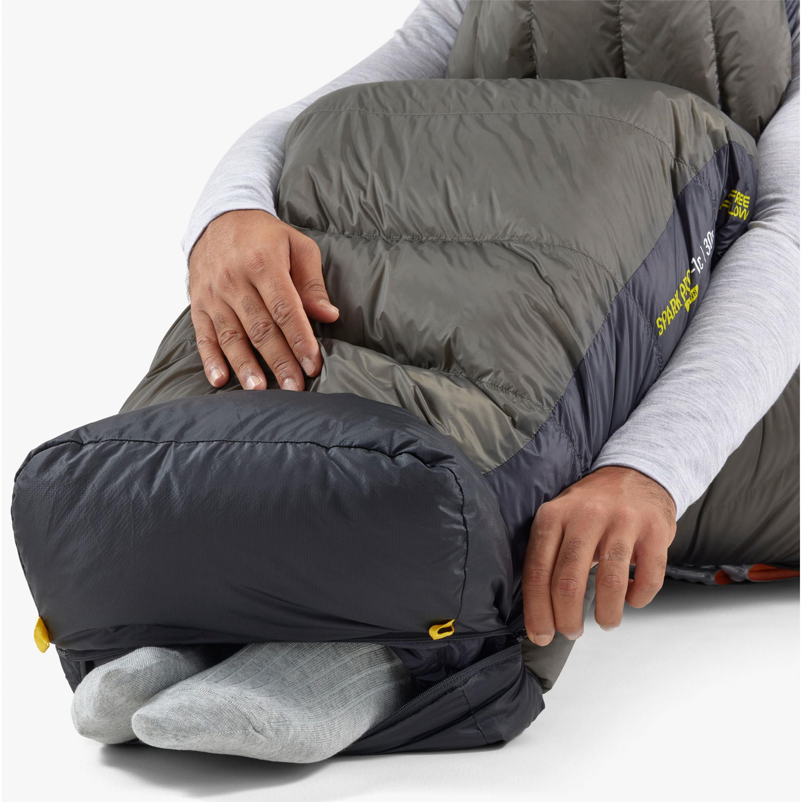 Sea to Summit Spark Pro -9C/15F - Daunenschlafsack beluga - Bild 9