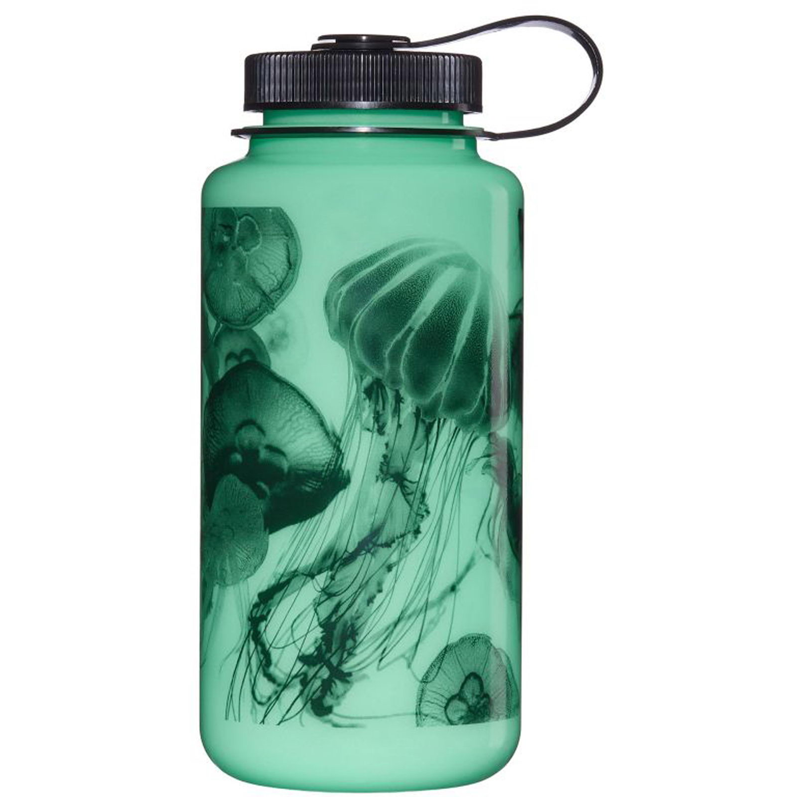 Nalgene Weithals Glow 1 Liter - Trinkflasche schwarz-jellyfish - Bild 3