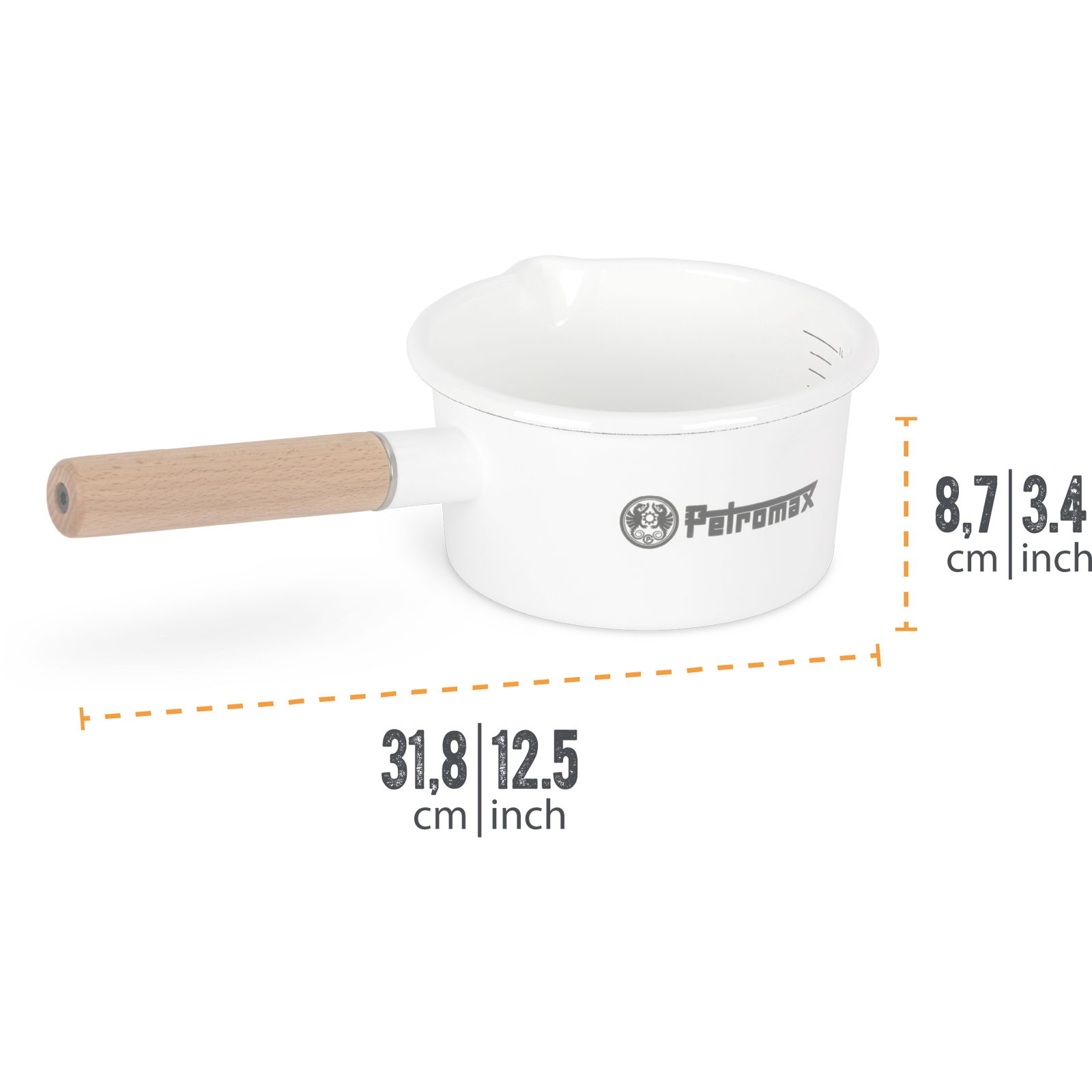 Petromax Panen 1.0 - Emaille Stieltopf weiß - Bild 10