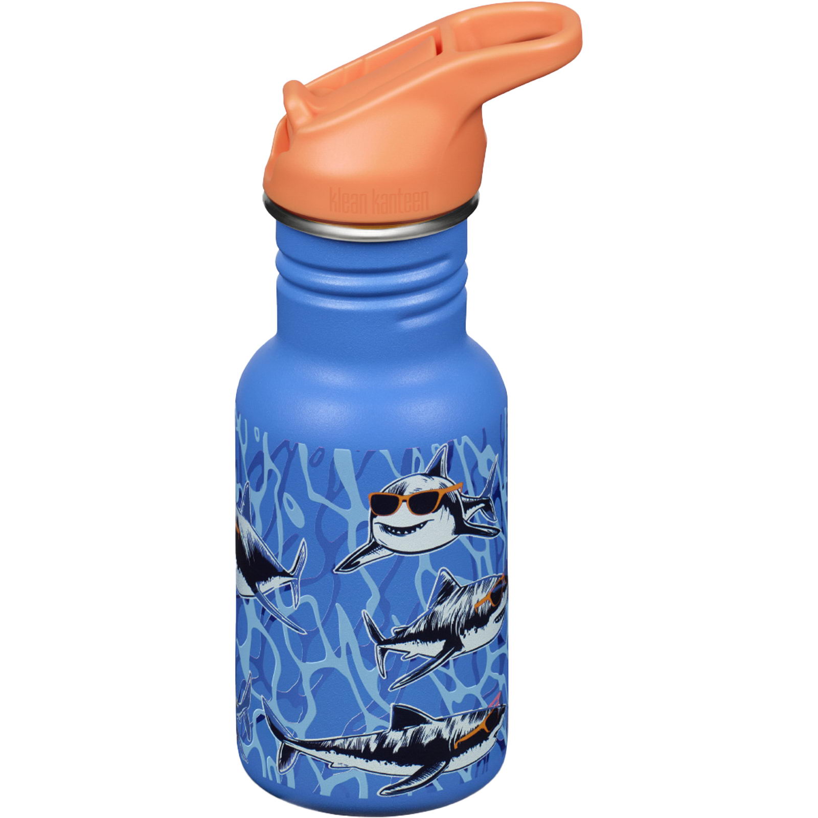 klean kanteen Kid Classic 355 ml Flip Seal Sport Cap - Trinkflasche sharks in shades - Bild 6