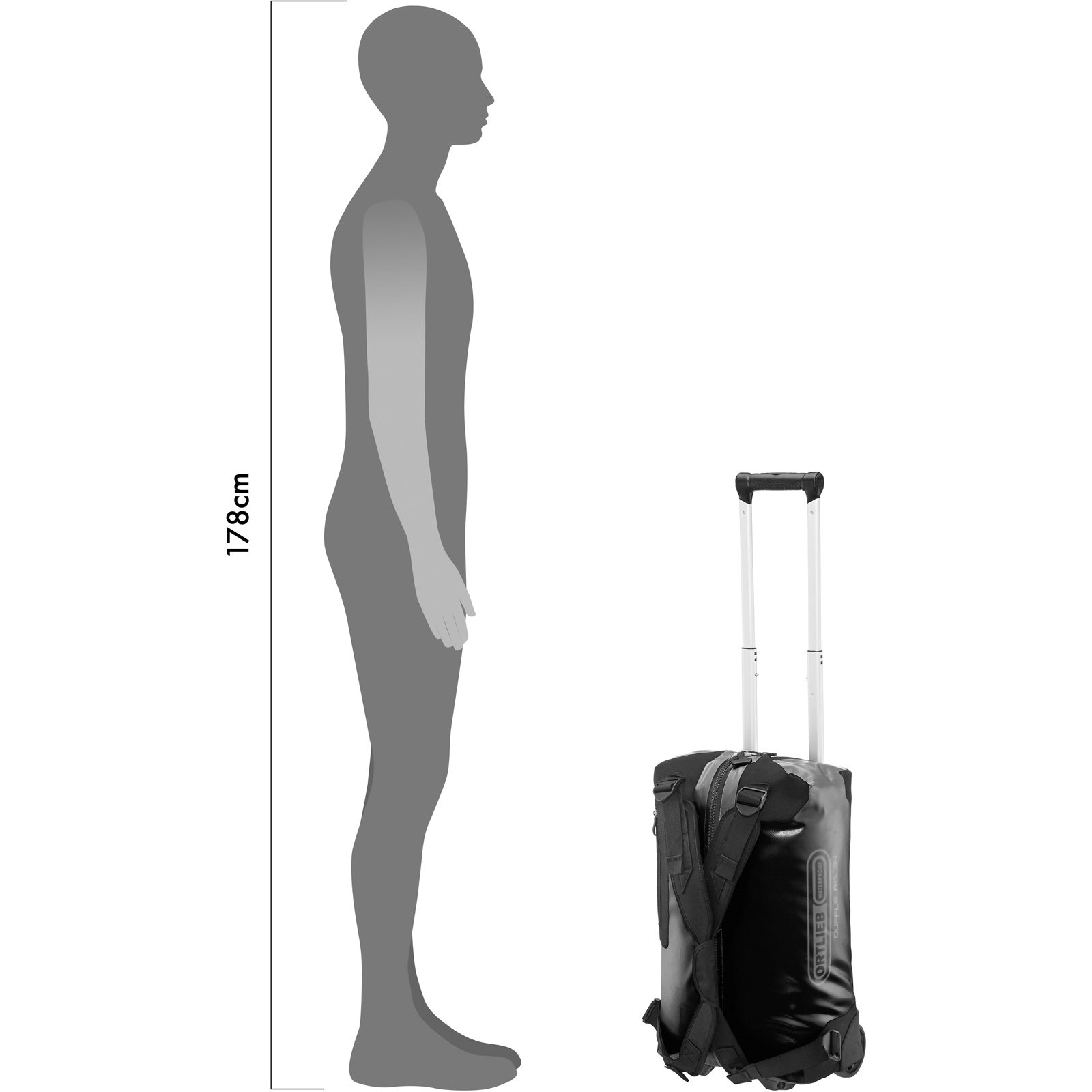 ORTLIEB Duffle RG 34L - Reise-Tasche schwarz - Bild 2
