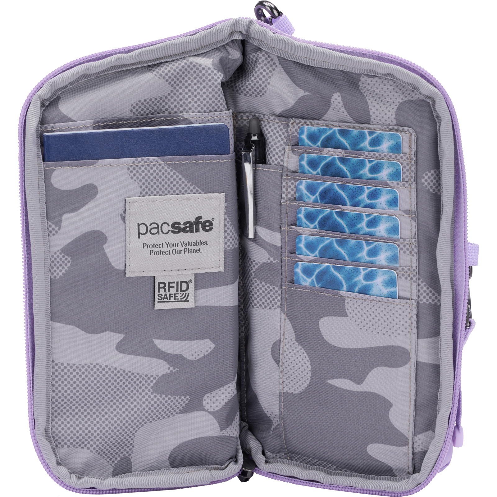 pacsafe GO Tech Crossbody - Umhängetasche lavender - Bild 40