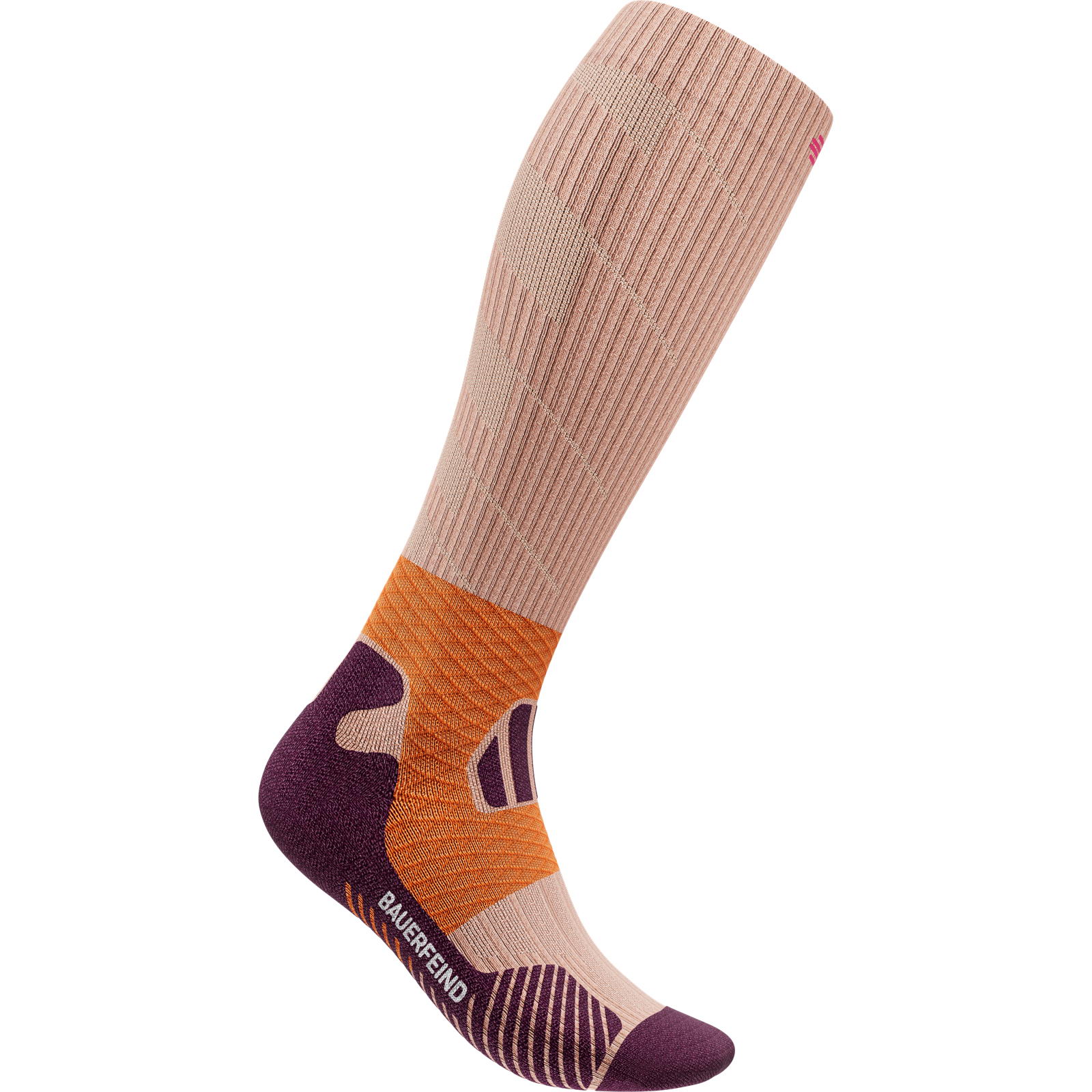 Bauerfeind Sports Trail Run Compression Socks Women - Trailrunning-Socken sunrise peach - Bild 13