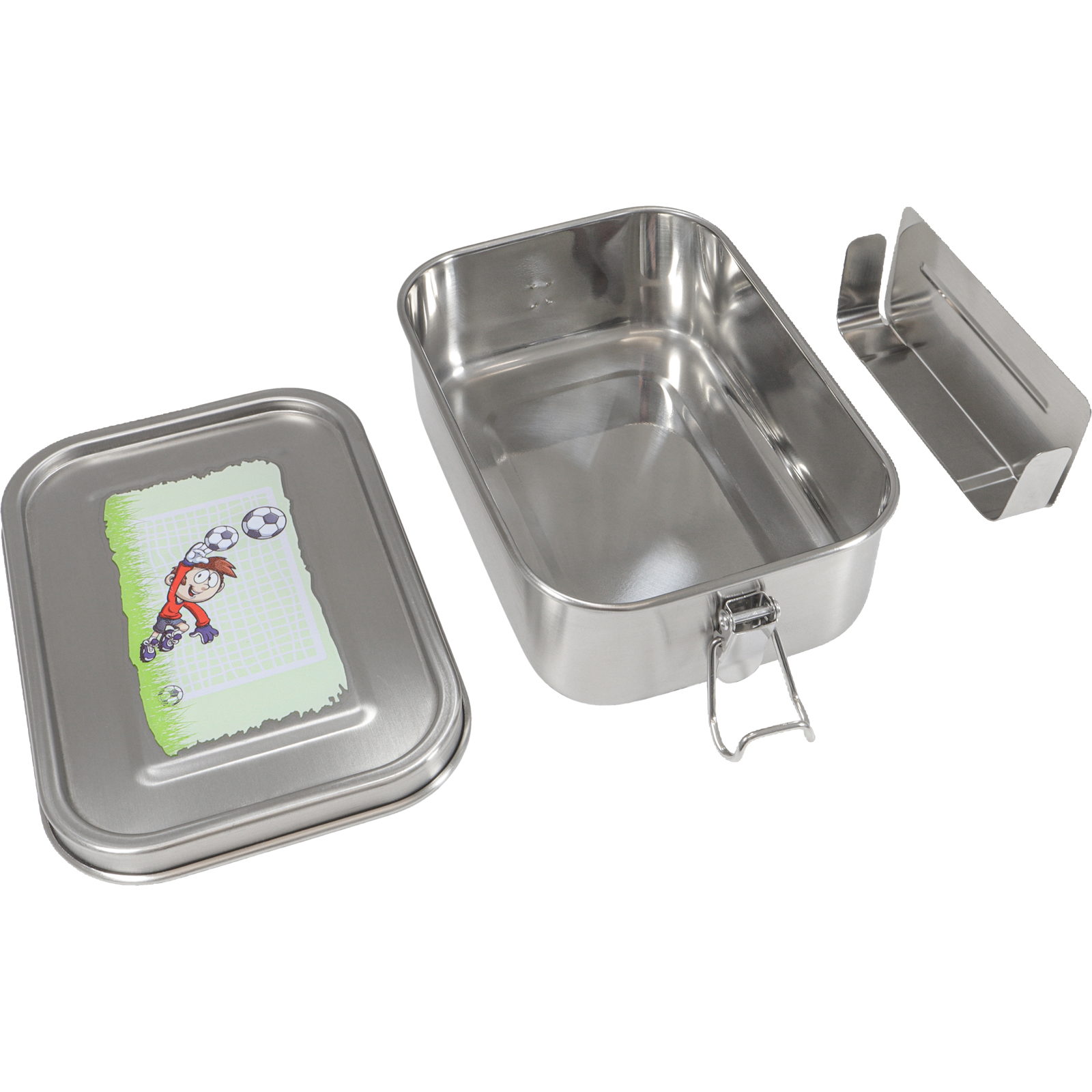 Origin Outdoors Lunchbox Deluxe 0,8 L - Edelstahl-Proviantdose football - Bild 14