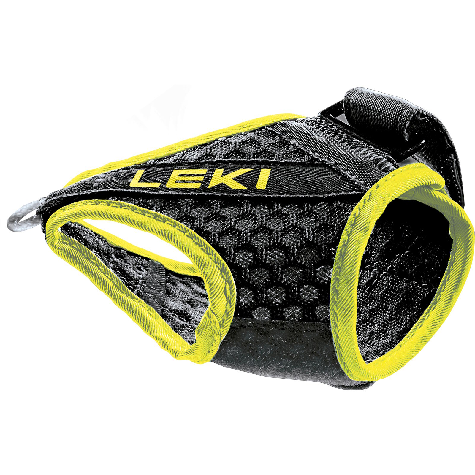 LEKI Trigger Shark Frame Strap Mesh - Handschlaufen black-neonyellow - Bild 2