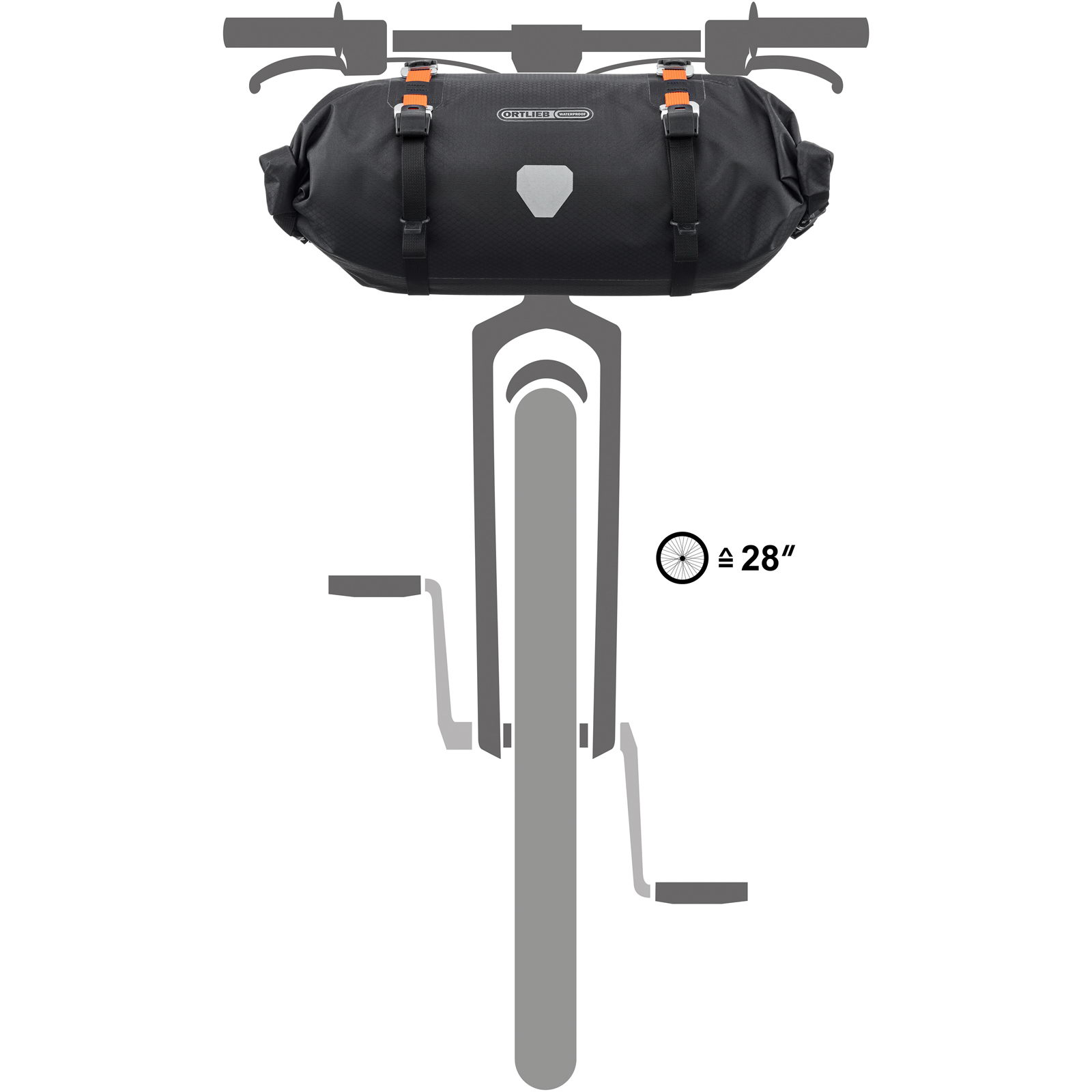 ORTLIEB Handlebar-Pack Flex 9L - Lenkertasche black matt - Bild 4