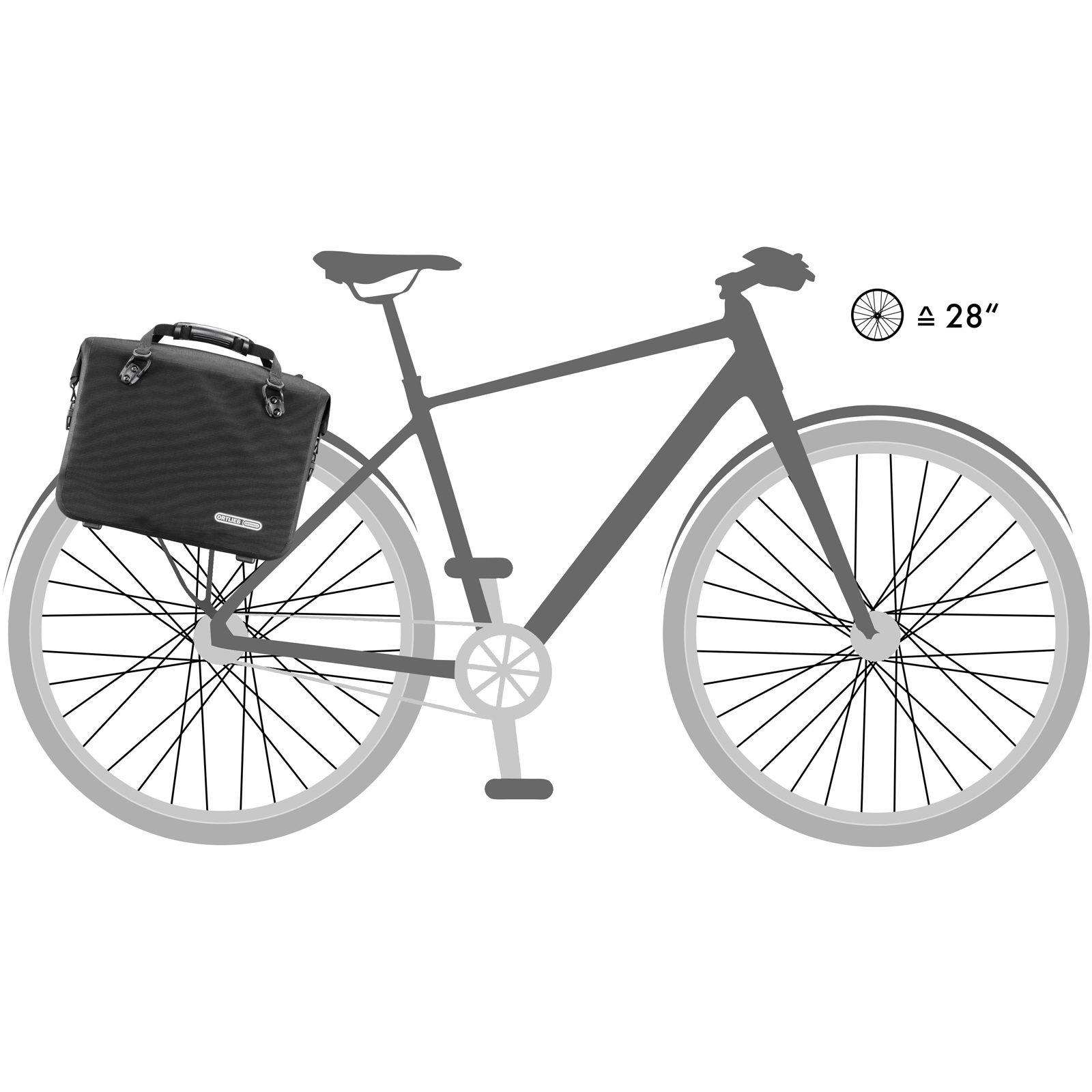ORTLIEB OFFICE-BAG 21L QL3.1 - Fahrrad-Aktentasche black - Bild 5