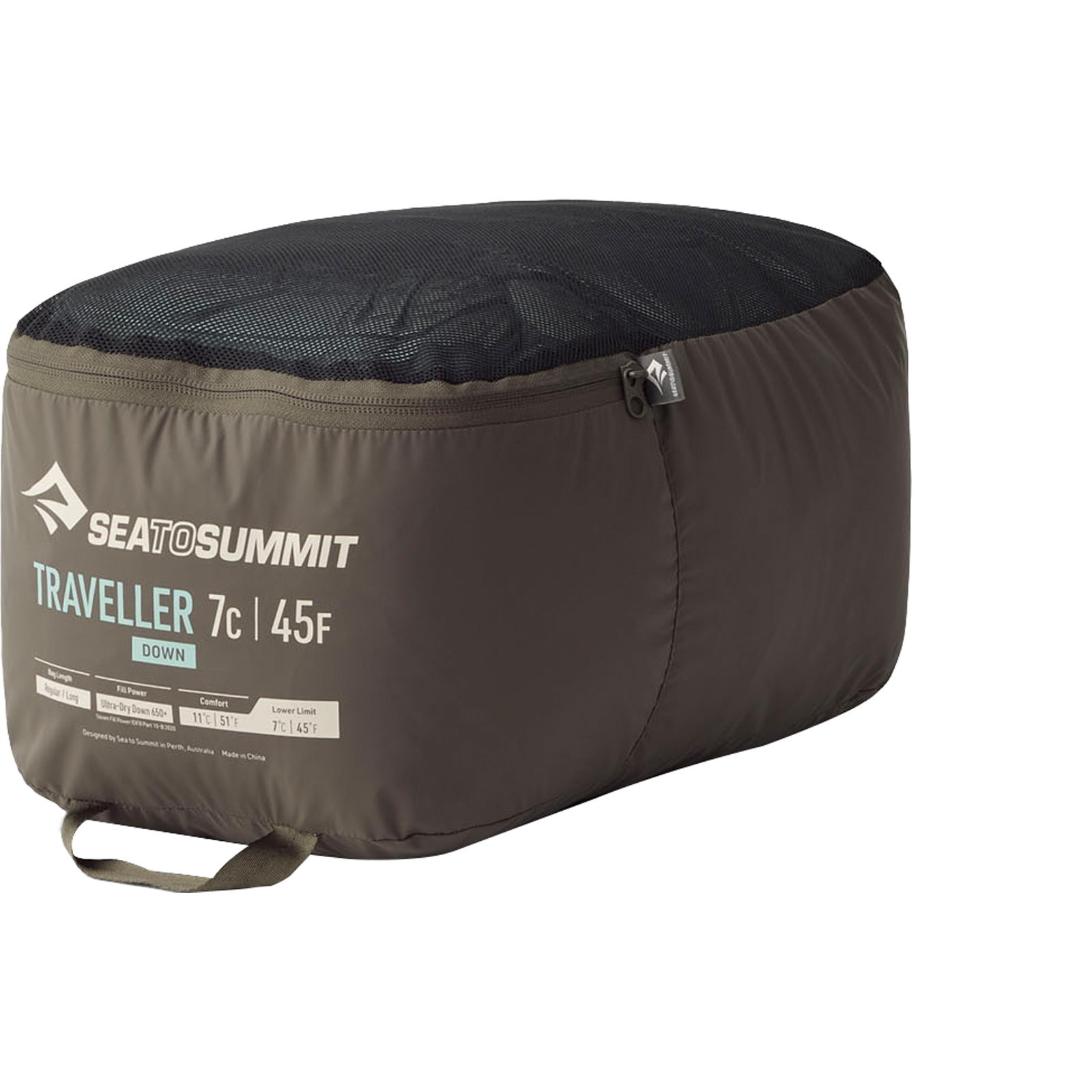 Sea to Summit Traveller 7C/45F - Schlafsack-Decke aqua sea blue - Bild 4