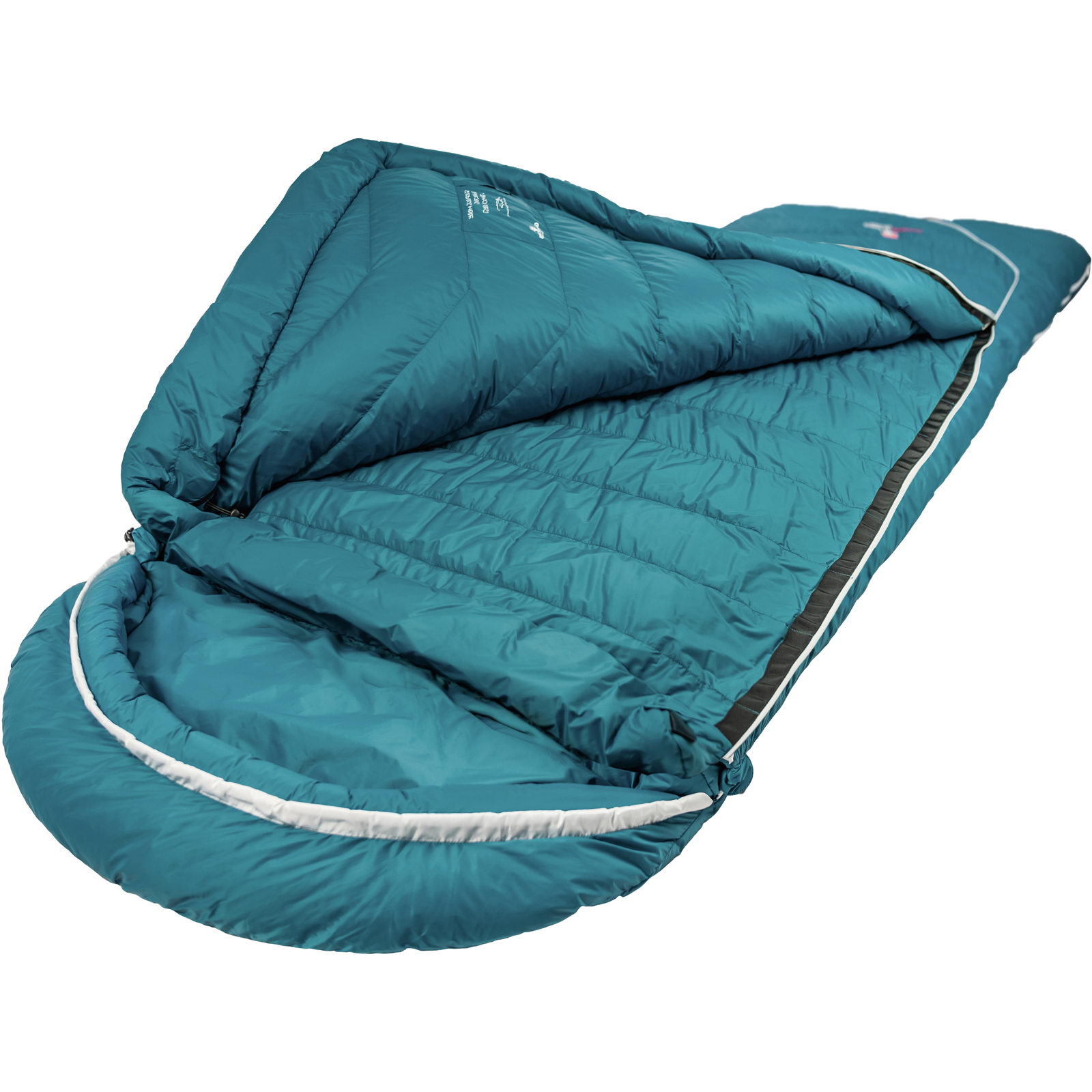 Grüezi Bag DownWool Subzero Comfort 2.0 - Daunen- & Wollschlafsack autumn blue - Bild 4