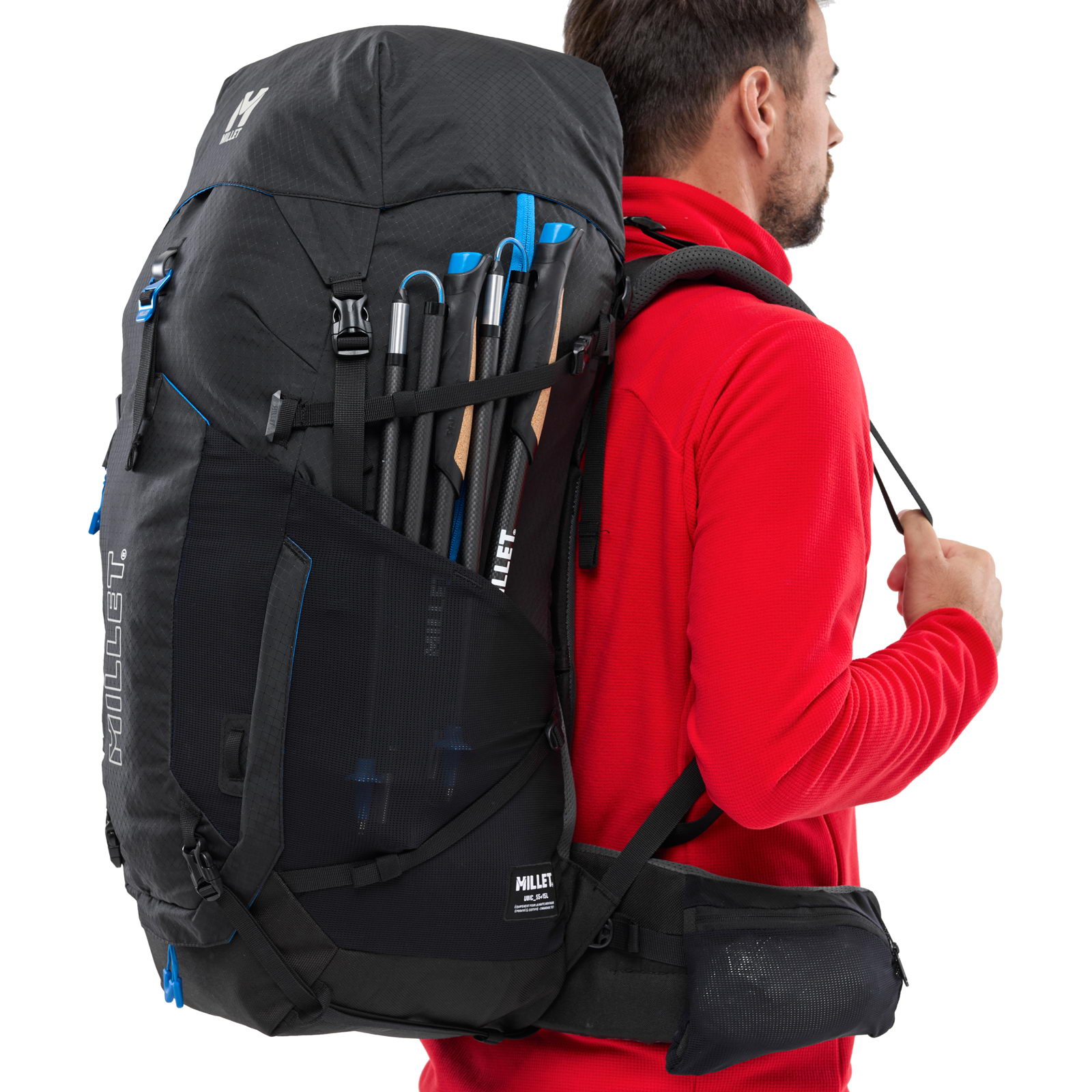 MILLET Ubic 55+15 - Wander- und Tourenrucksack e-black - Bild 14