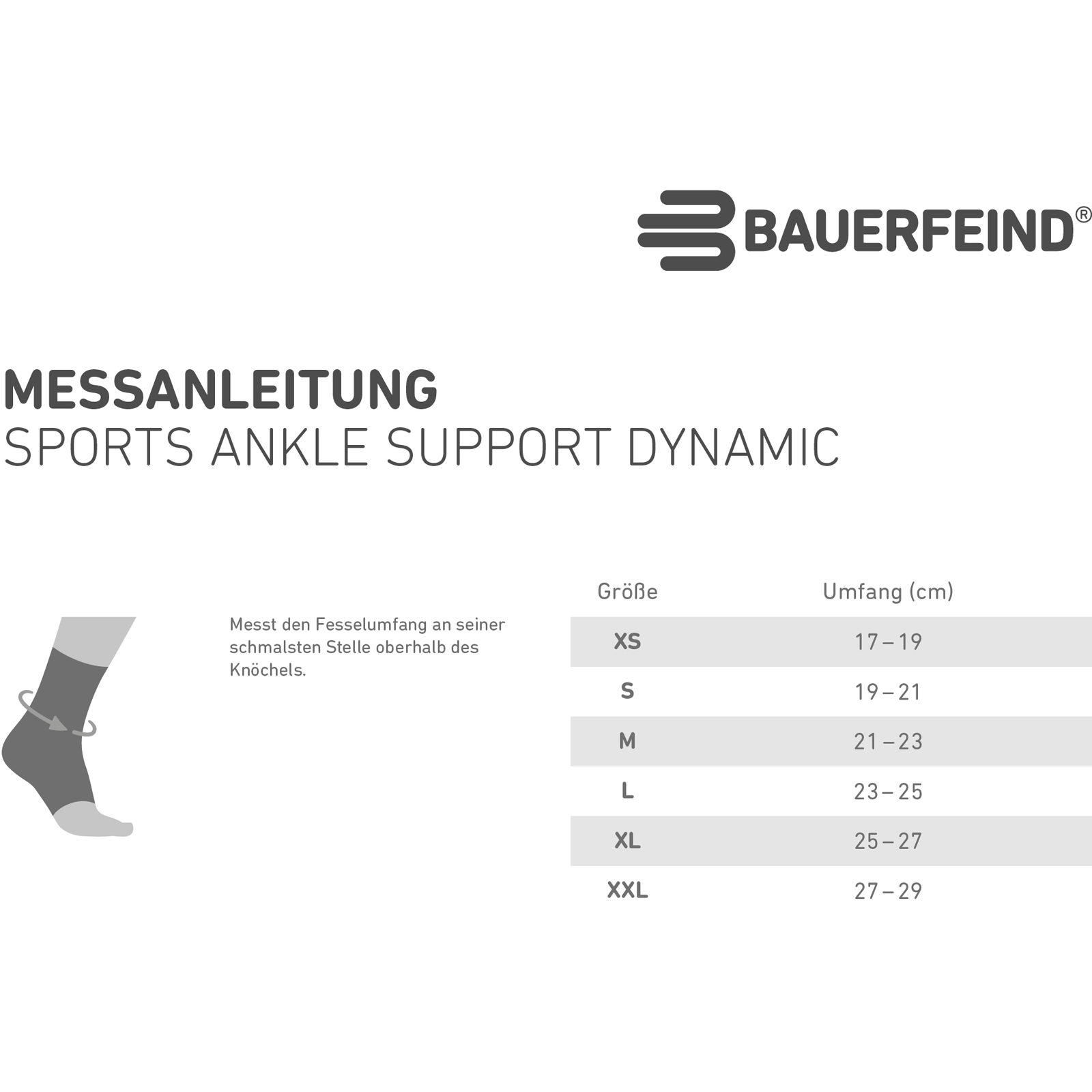 Bauerfeind Sports Sports Ankle Support Dynamic - Sprunggelenk Bandage black - Bild 11