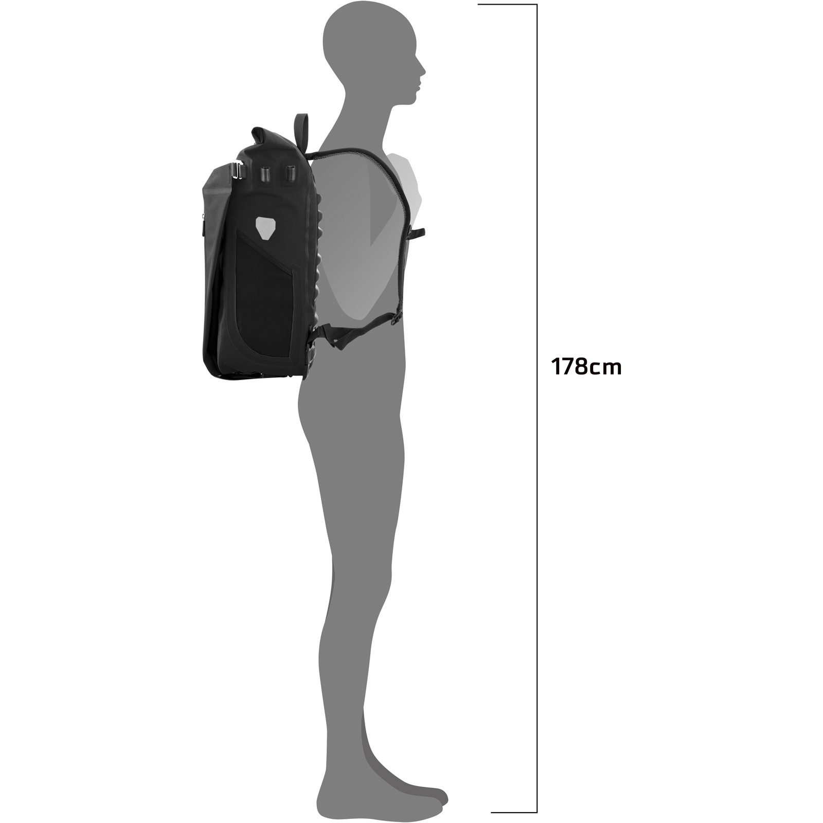 ORTLIEB VARIO 26L Plus QL2.2 - Rucksack und Radtasche black - Bild 12