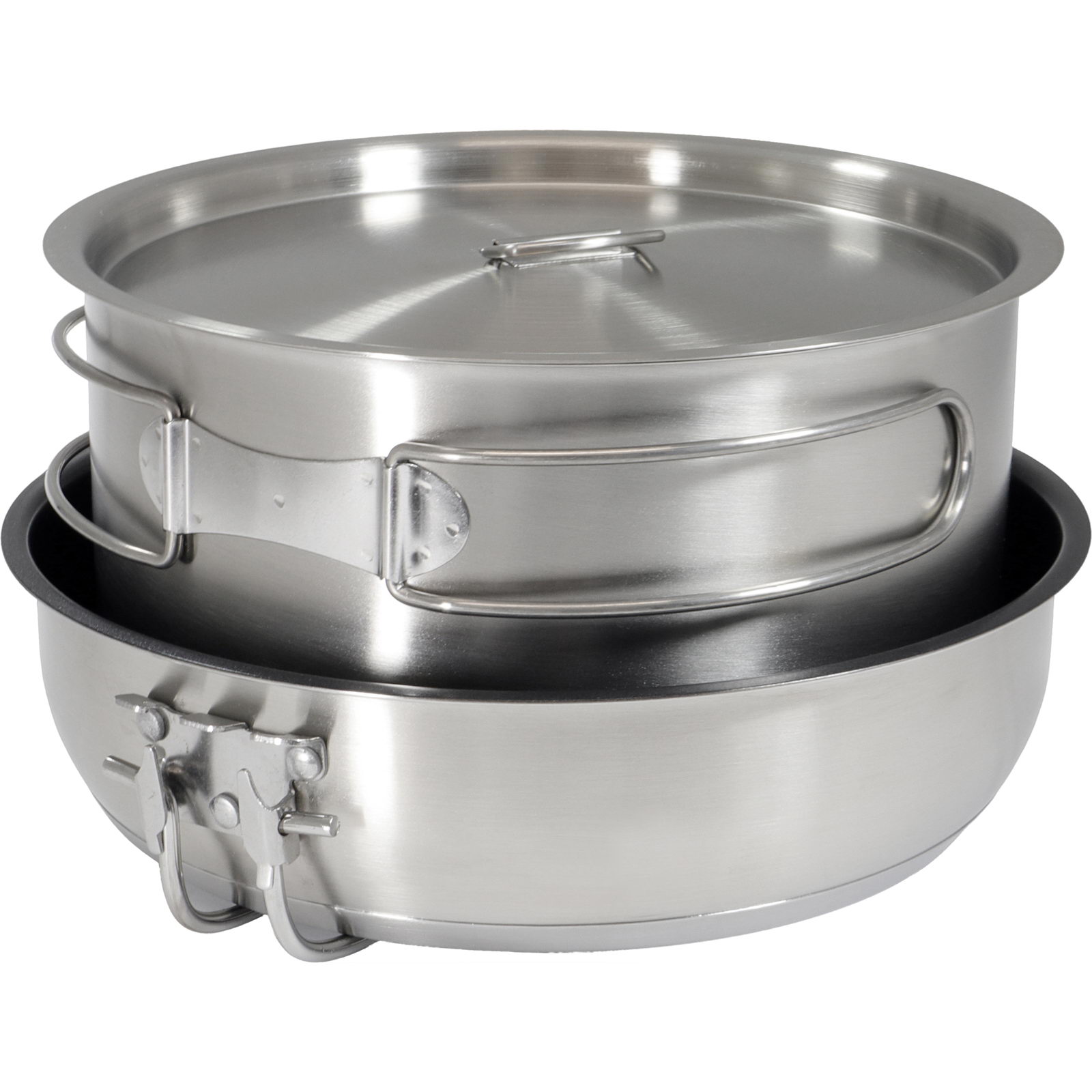Origin Outdoors Edelstahlkochset Non-Stick - Topf- & Pfannenset - Bild 4