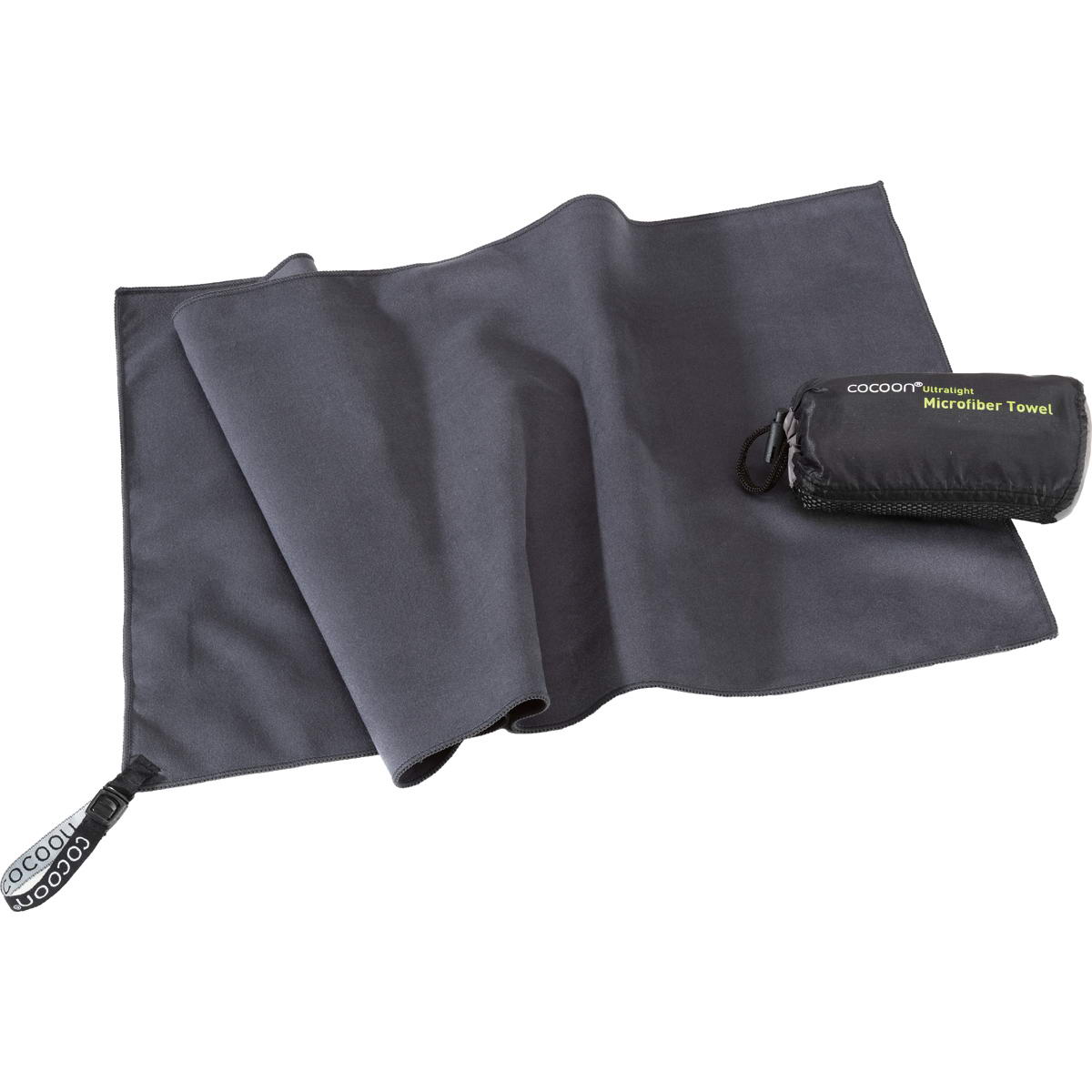 COCOON Towel Ultralight Gr. XL - Mikrofaser-Handtuch manatee grey - Bild 3