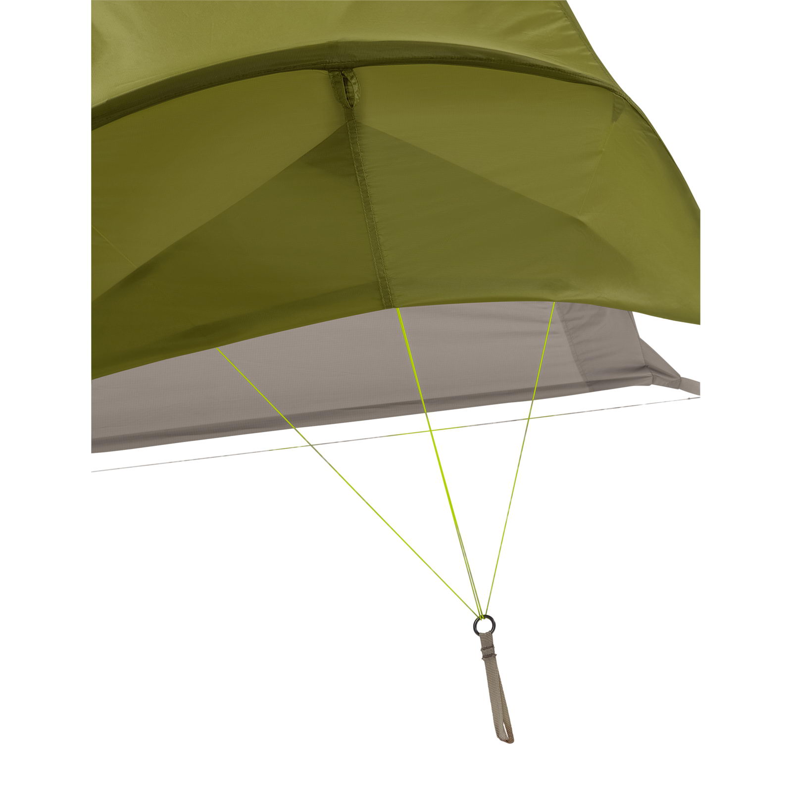 VAUDE Ultralight Lizard 1P - 1-Personen-Zelt wild lime - Bild 9