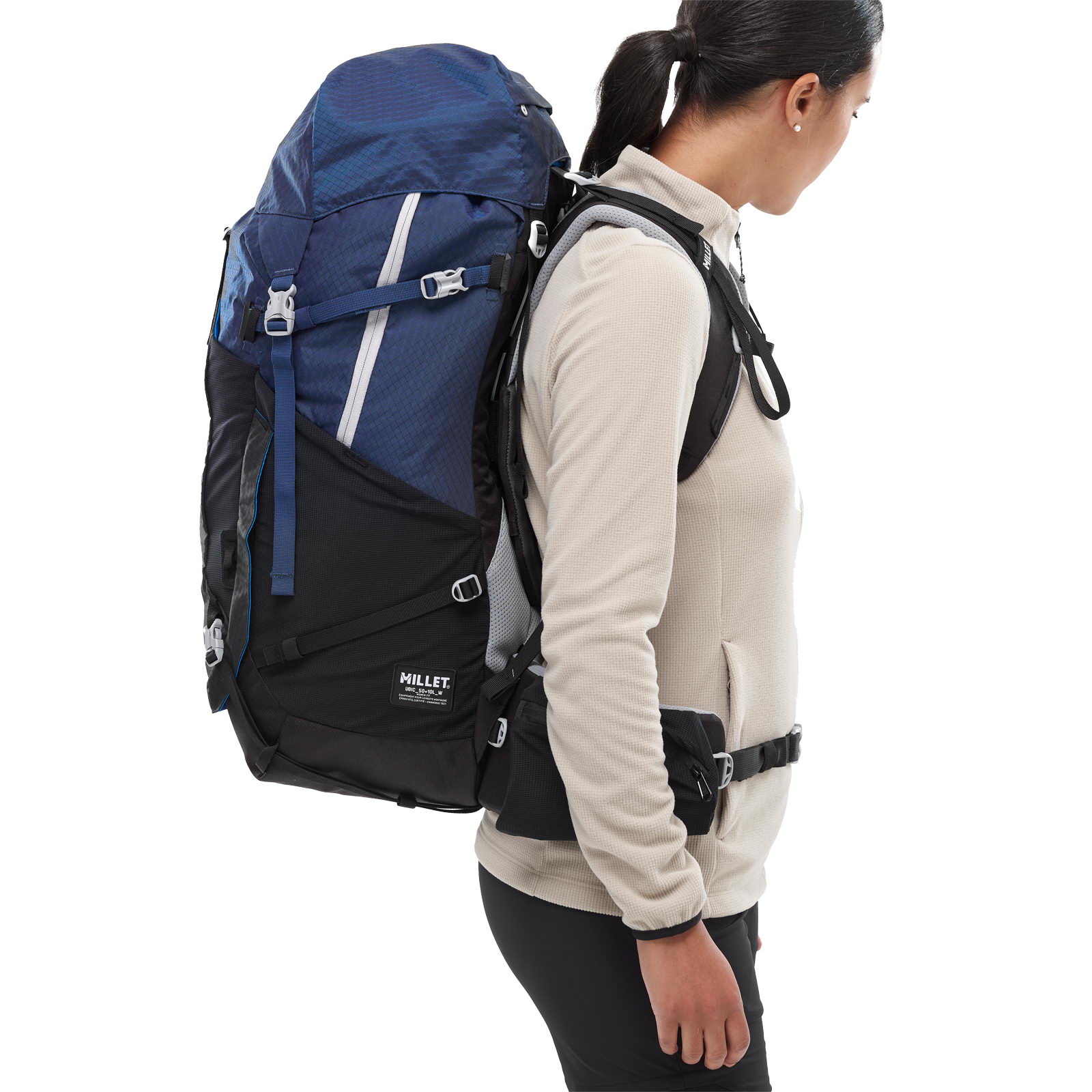 MILLET Ubic 50+10 Women - Wander- und Tourenrucksack e-black-dark blue - Bild 13