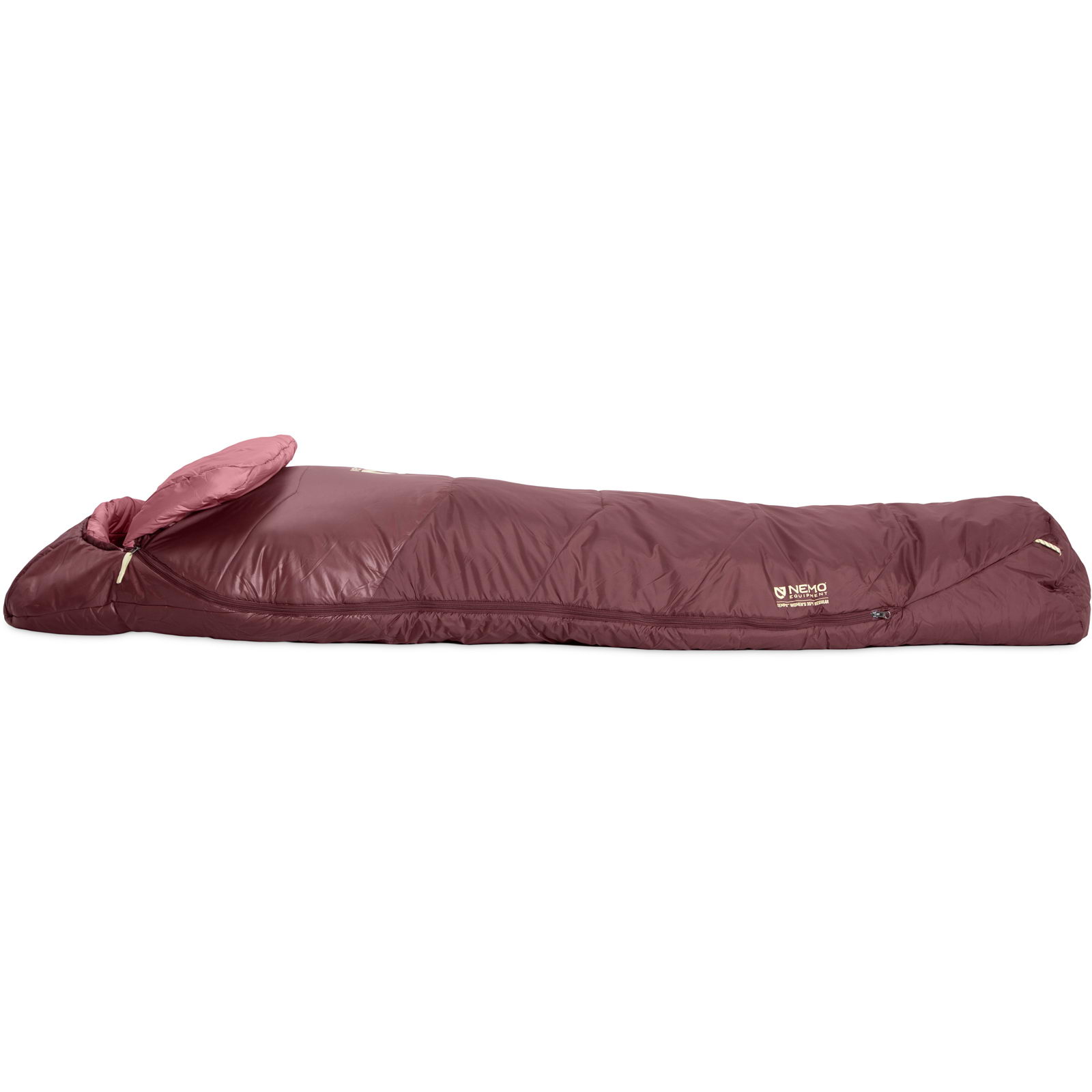 NEMO Tempo Women 35 - Kunstfaser-Schlafsack chocolate-rose - Bild 3