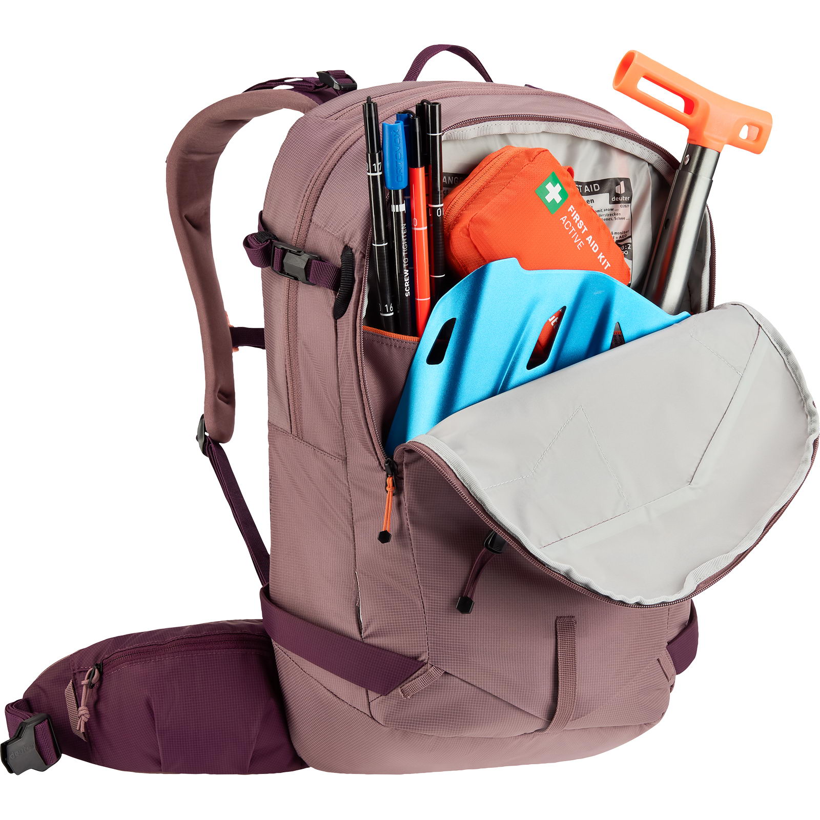 deuter Freerider 22 SL - Skitourenrucksack ashrose-cassis - Bild 8