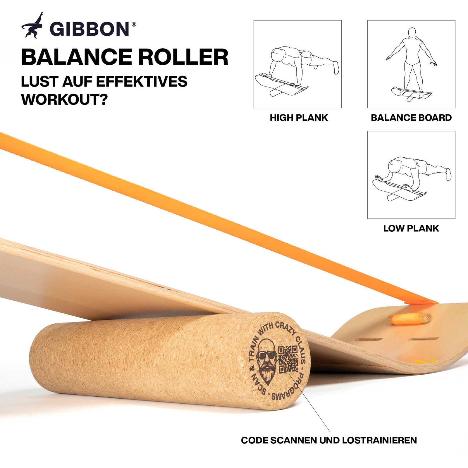 Gibbon Balance Roller - Giboard Trainingsrolle - Bild 3